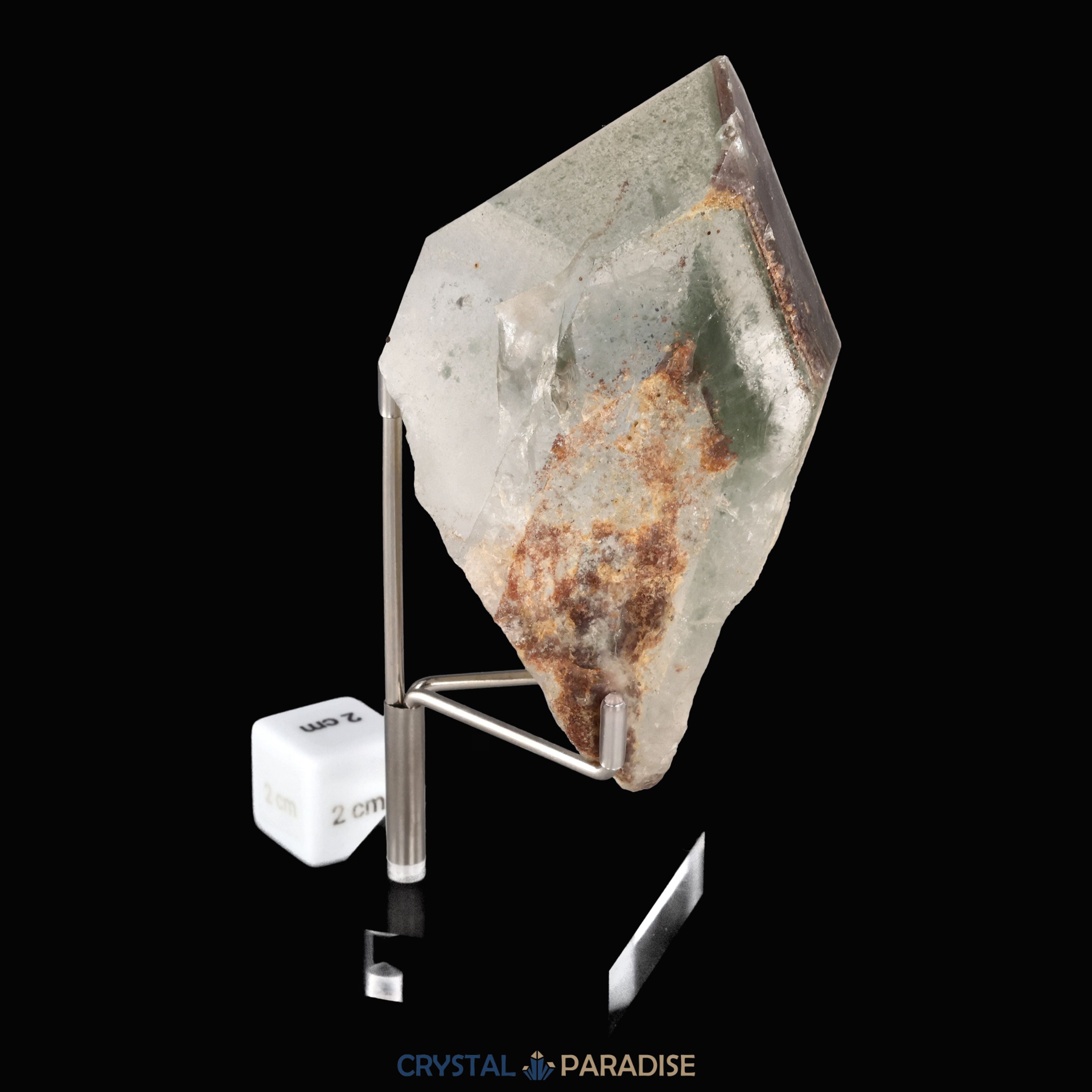 Bergkristall mit Phantom aus Brasilien (417g) – Ansicht 8