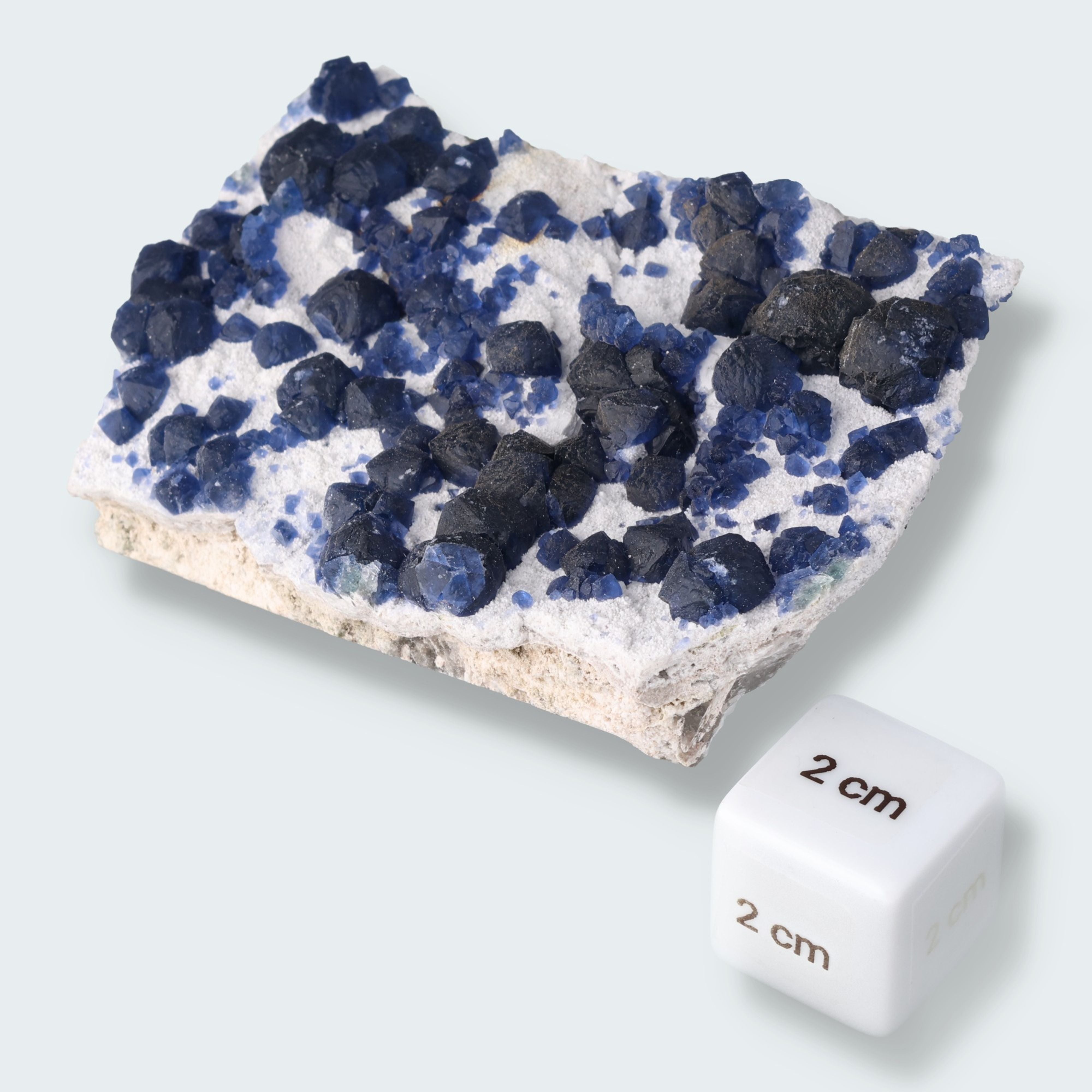 Blaubeer Fluorit aus der Inneren Mongolei (260g) – Ansicht 2
