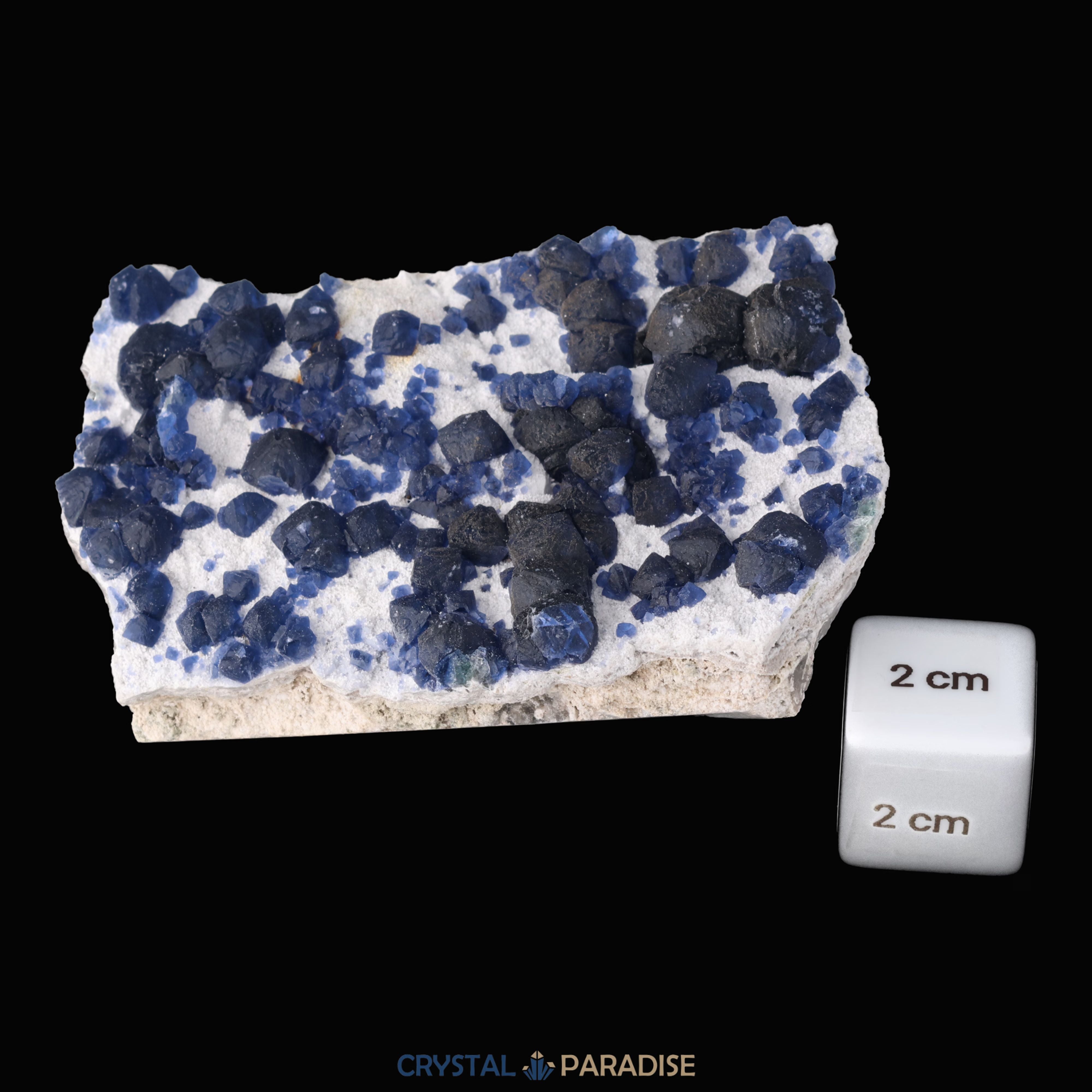 Blaubeer Fluorit aus der Inneren Mongolei (260g) – Ansicht 4