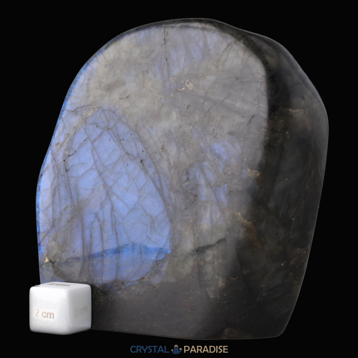 Blaue Labradorit Freeform aus Madagaskar (1276g) – Ansicht 3