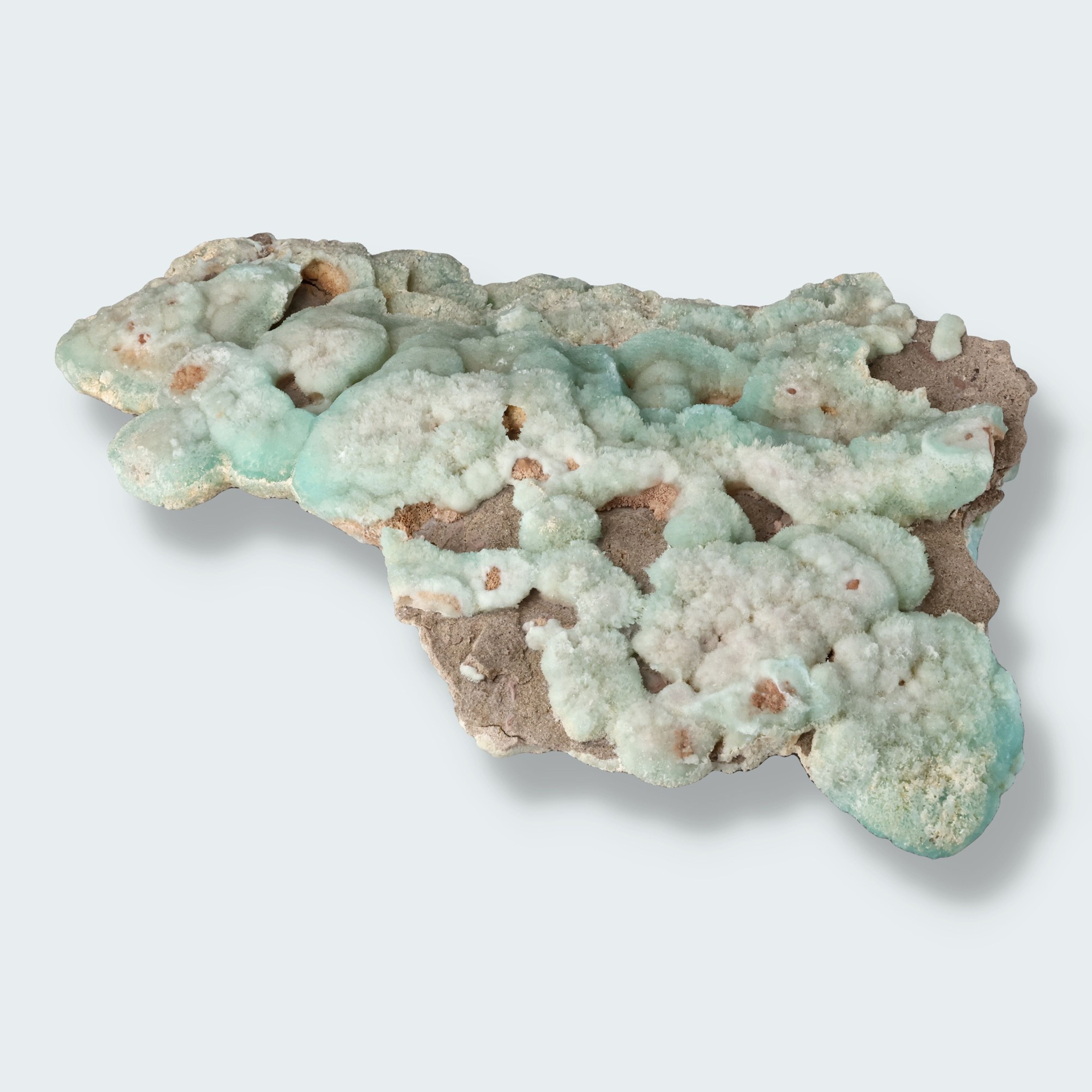 Blauer Aragonit aus Afghanistan (3679g) - Außergewöhnliche Grossstufe – Ansicht 2