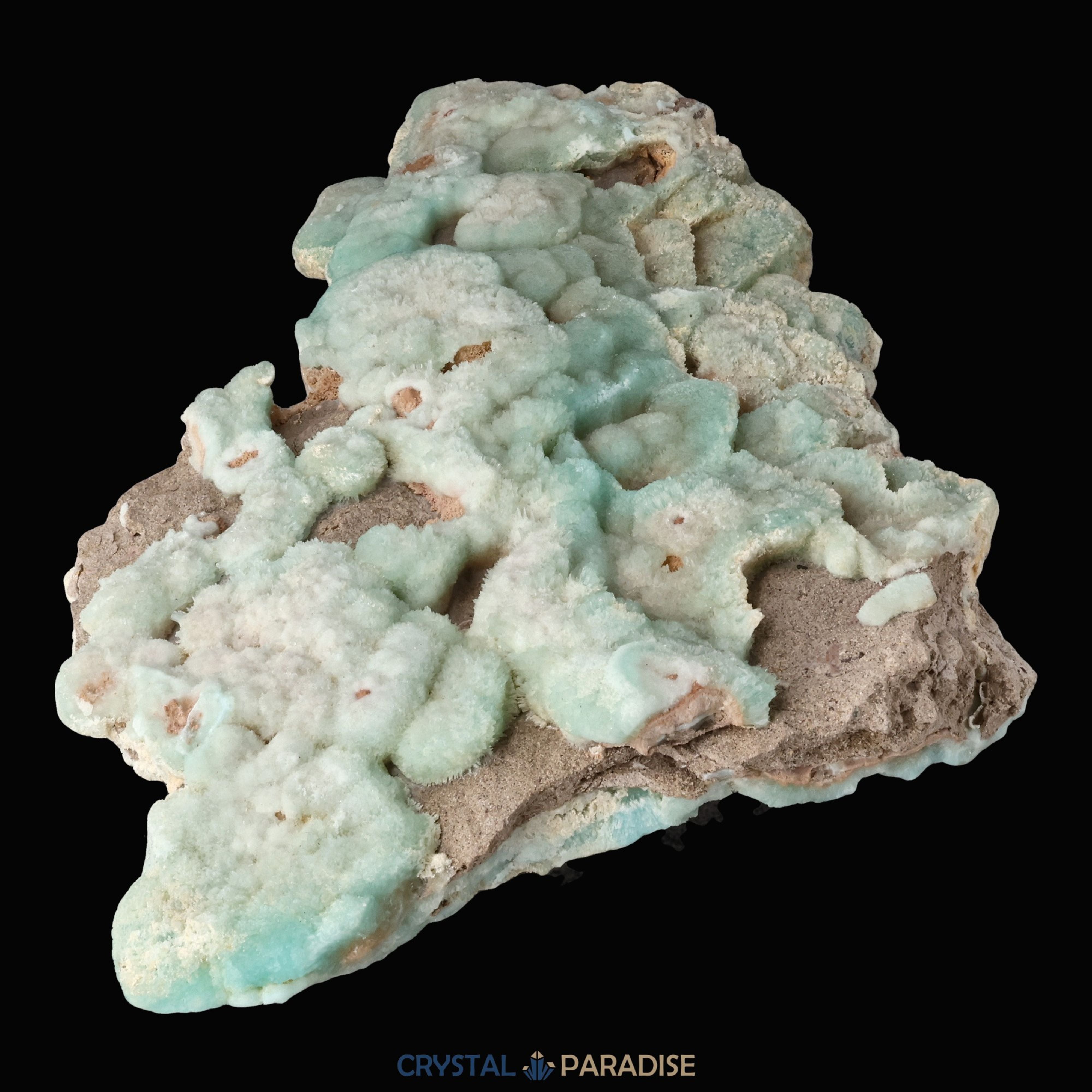 Blauer Aragonit aus Afghanistan (3679g) - Außergewöhnliche Grossstufe – Ansicht 6