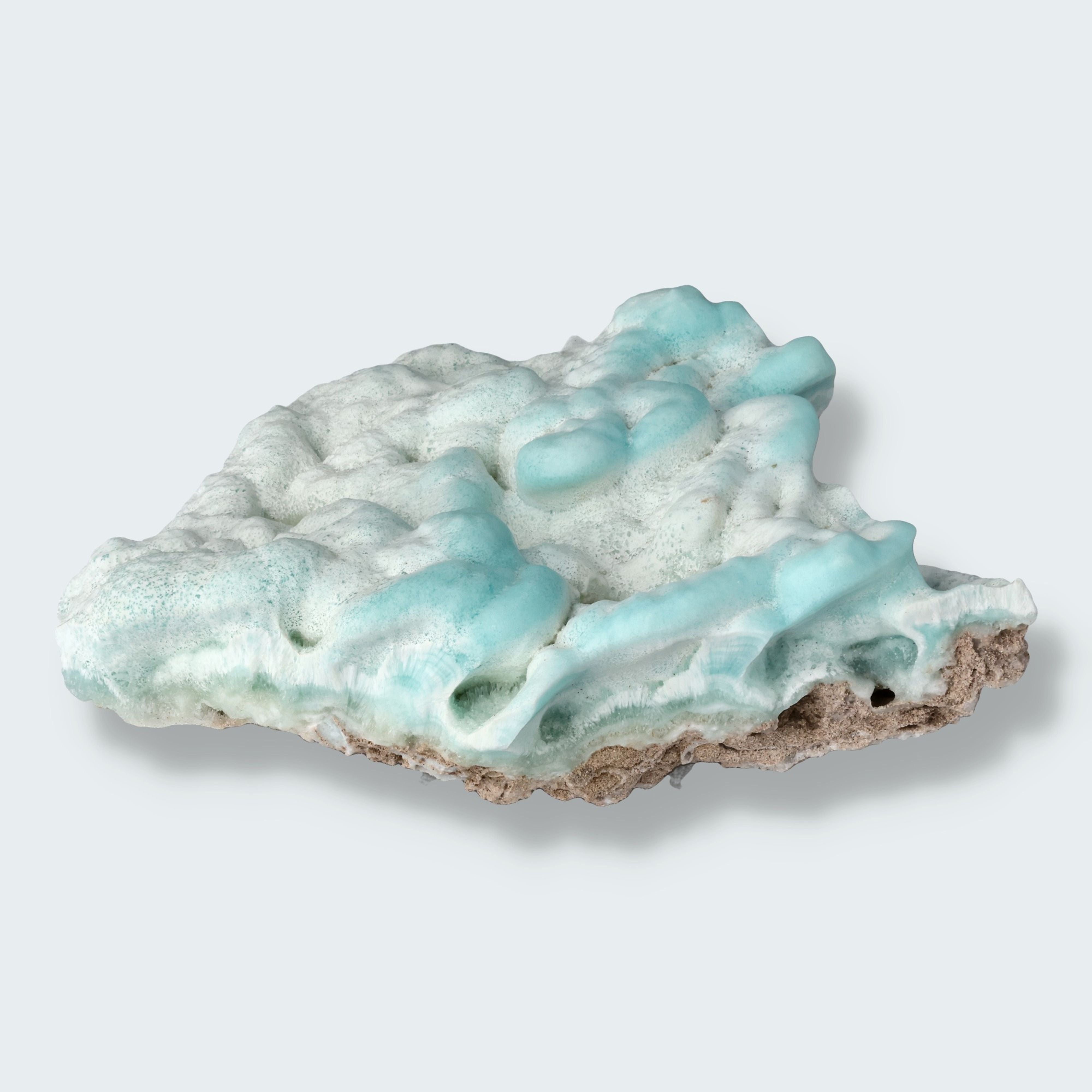 Blauer Aragonit aus Afghanistan (496g) – Ansicht 3