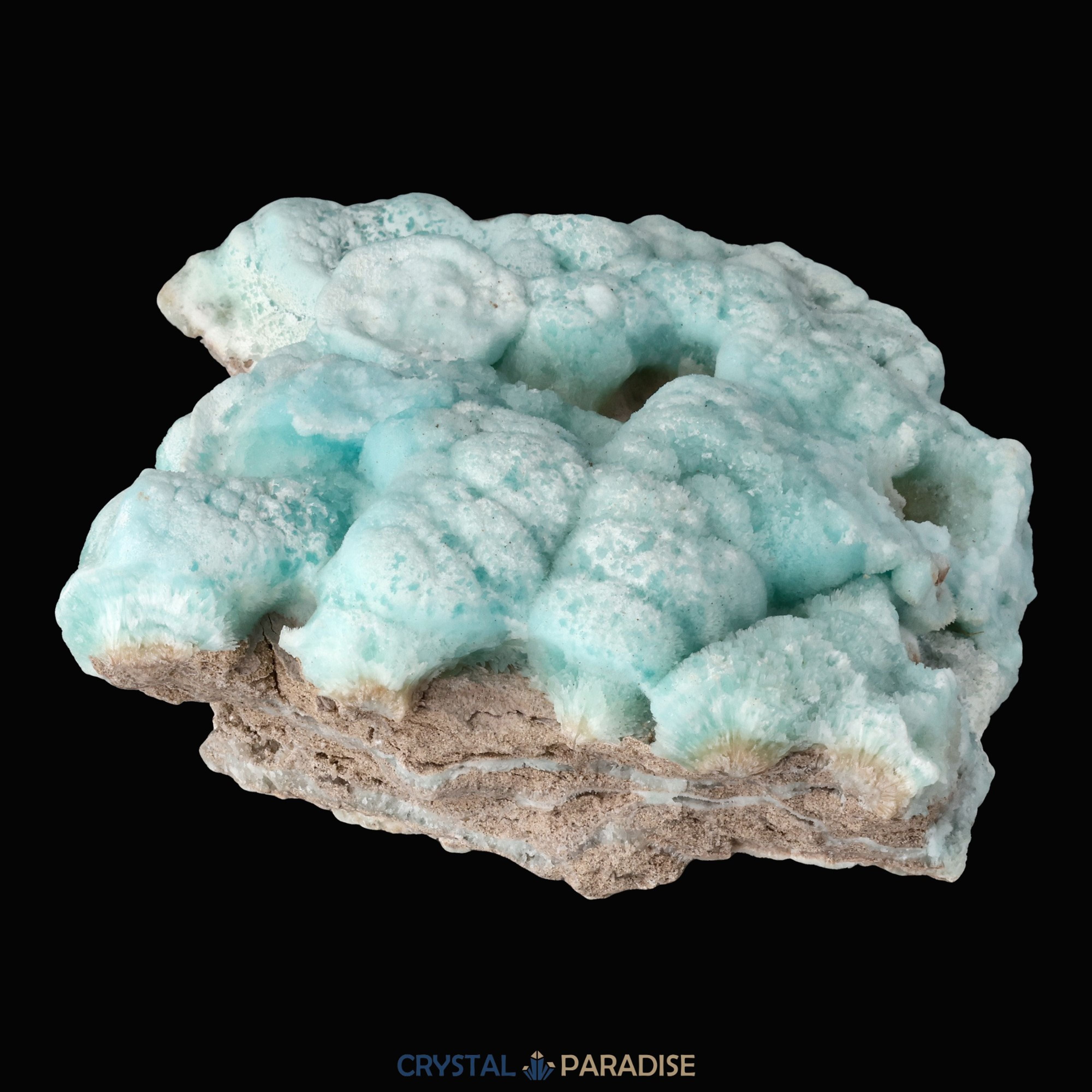 Blauer Aragonit aus Afghanistan (950g) – Ansicht 9