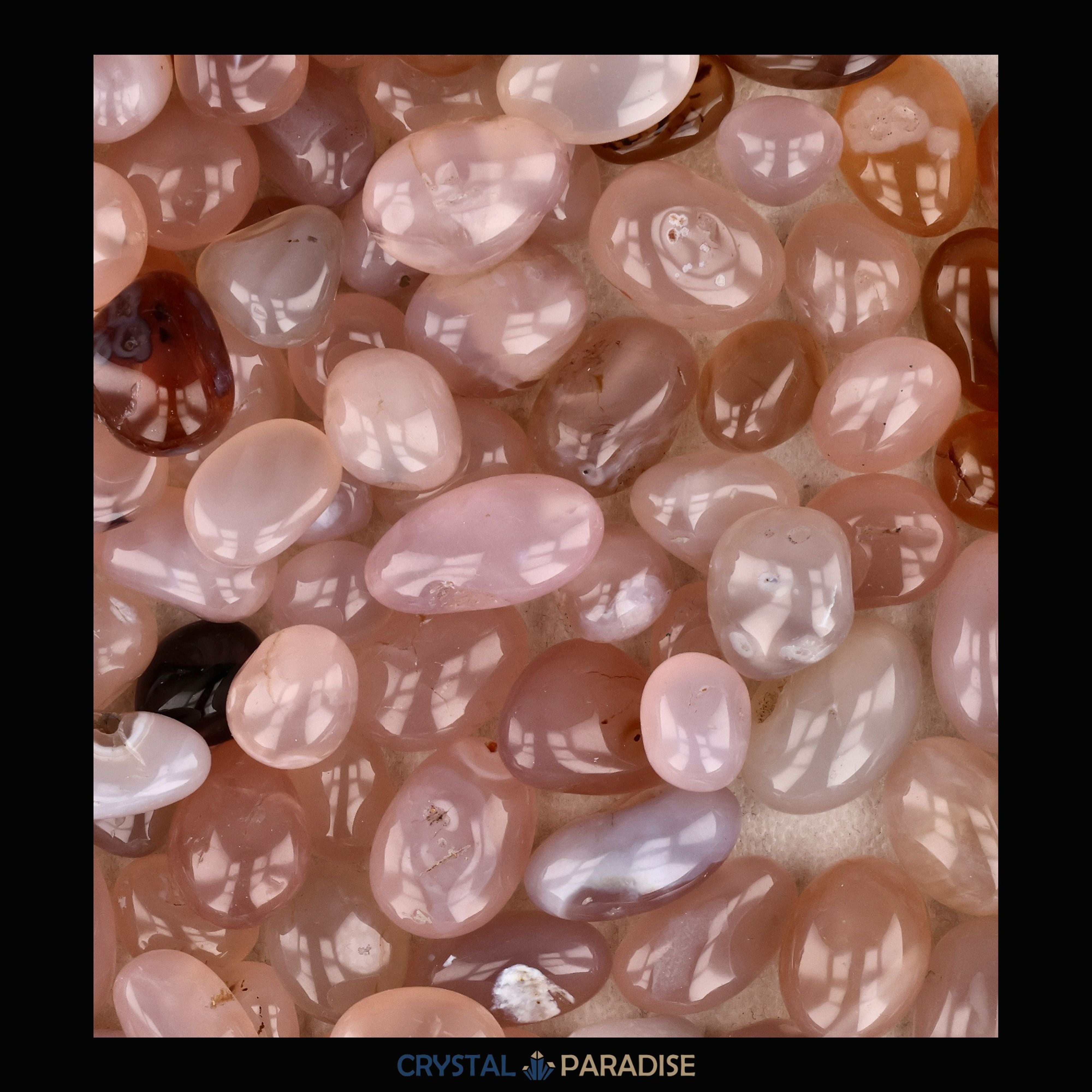 Calcedon Trommelsteine – Ansicht 6