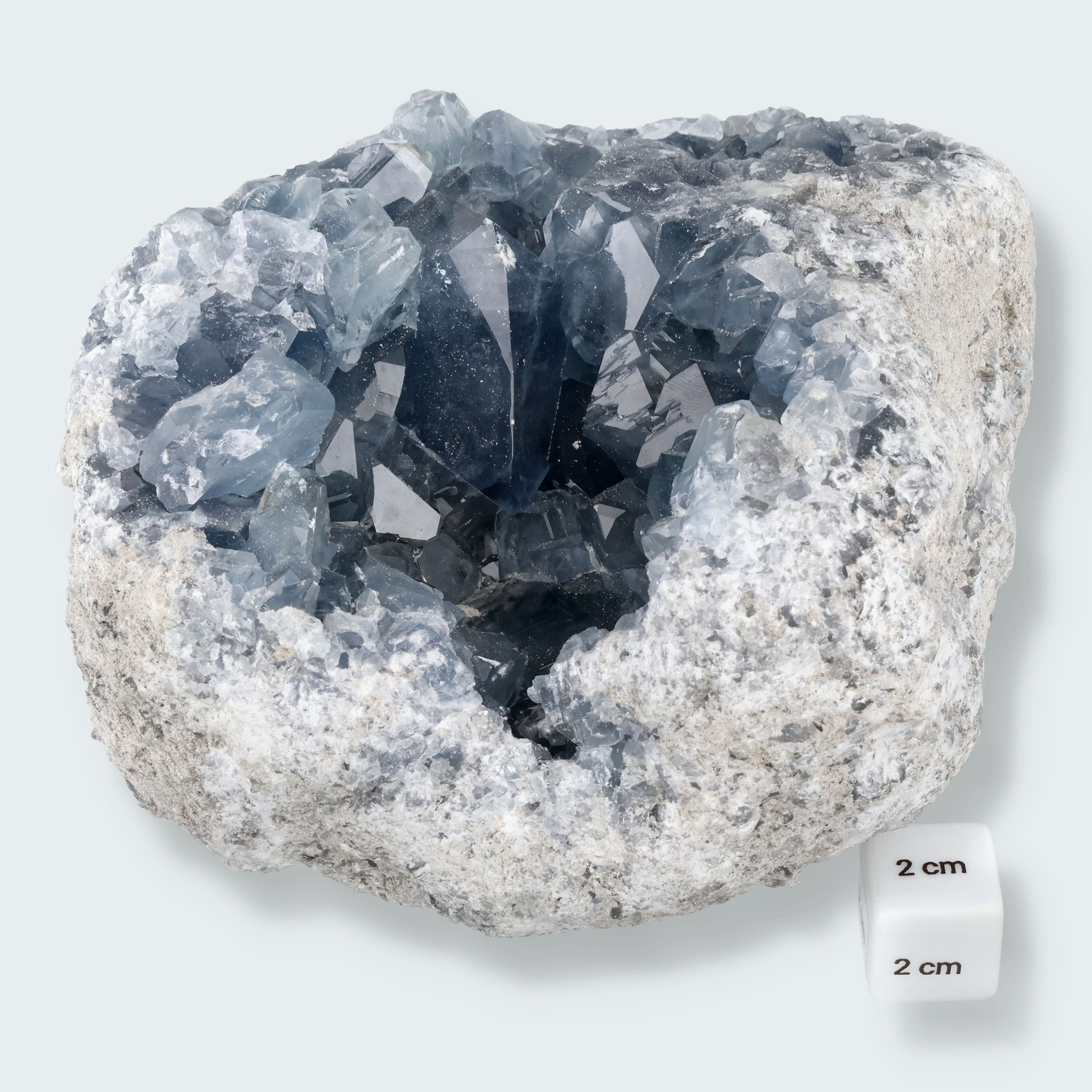 Celestit Celestin aus Madagaskar (4081g) – Ansicht 2