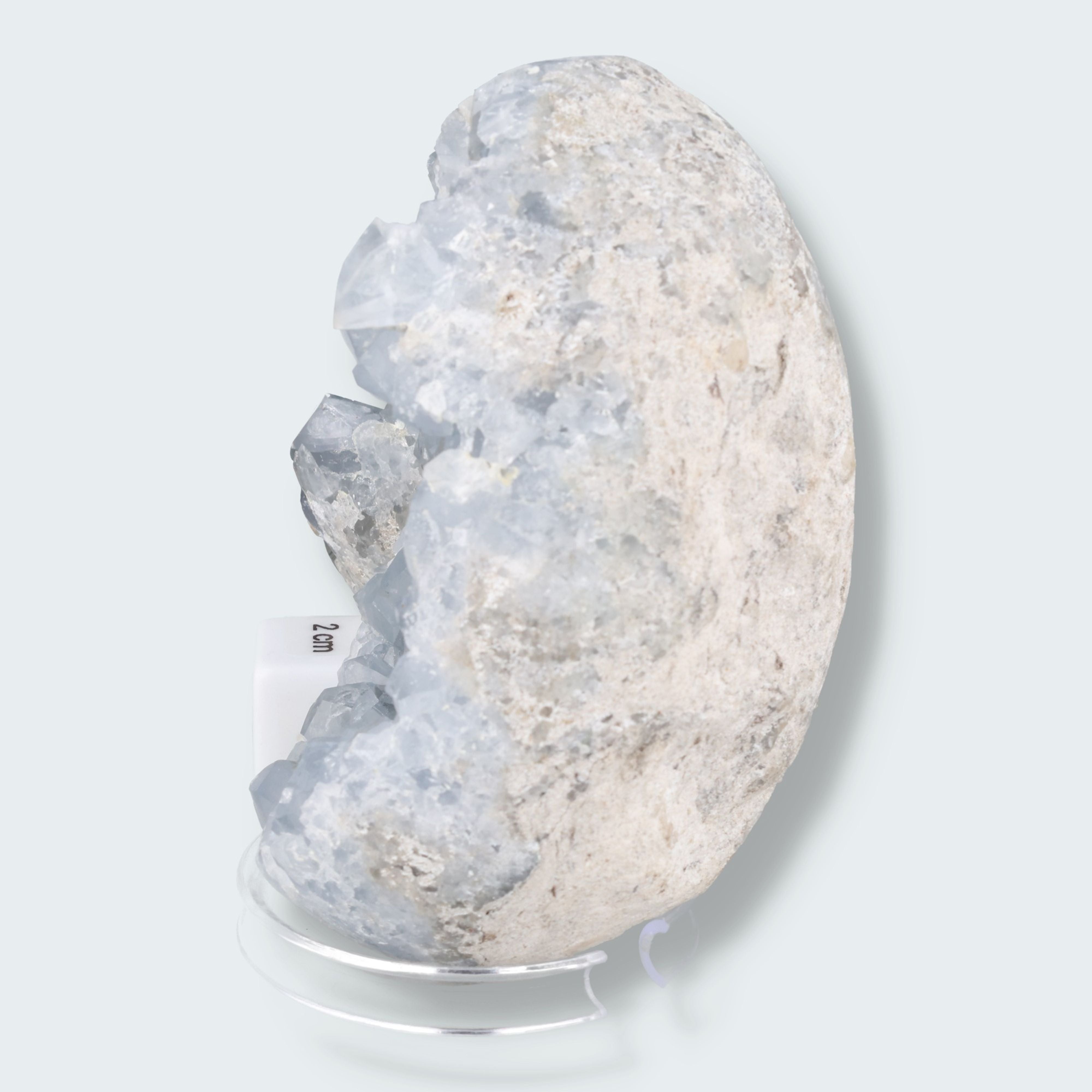 Celestit / Celestin Eier – Ansicht 4
