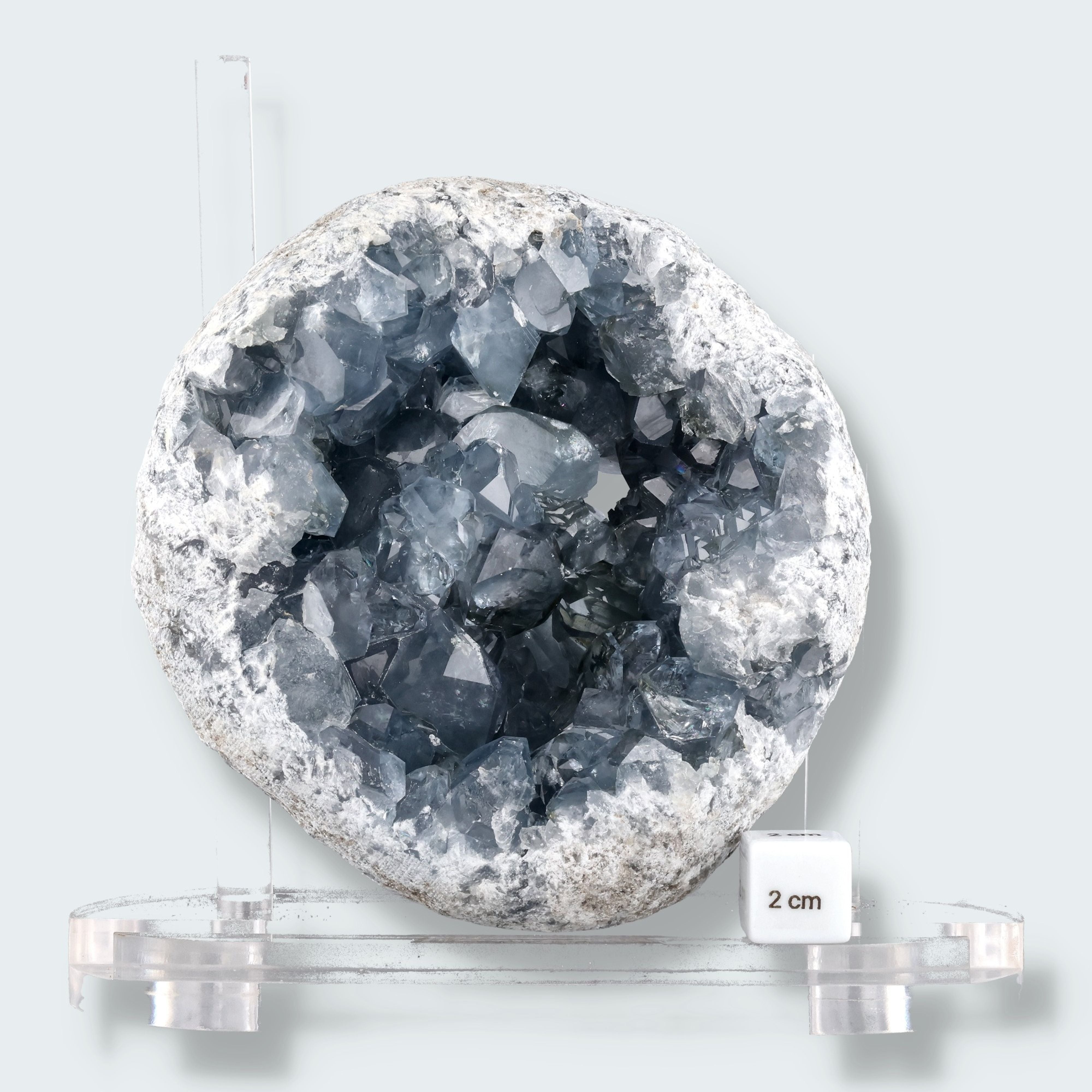 Celestit Geode aus Madagaskar (3082g) – Ansicht 2