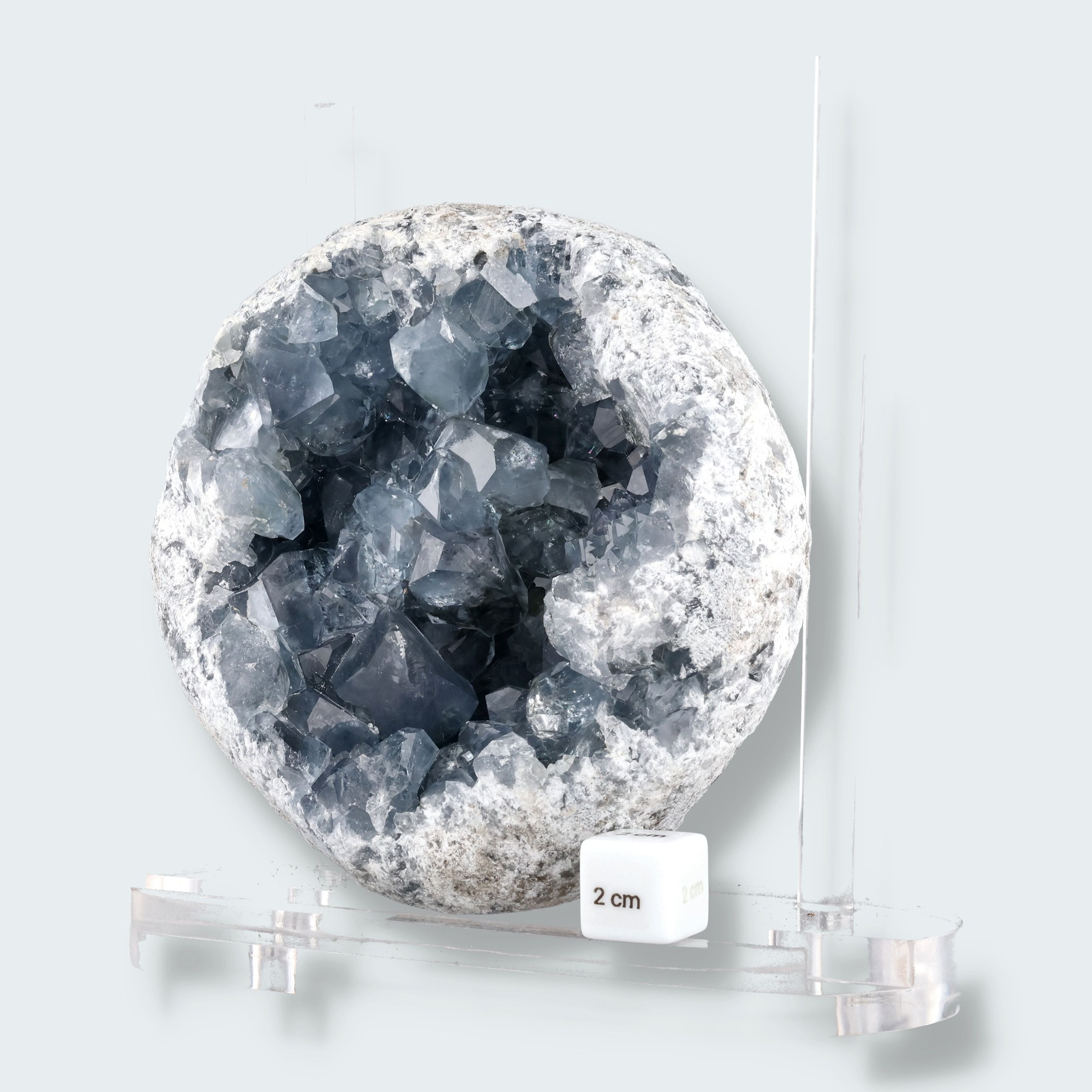 Celestit Geode aus Madagaskar (3082g) – Ansicht 3