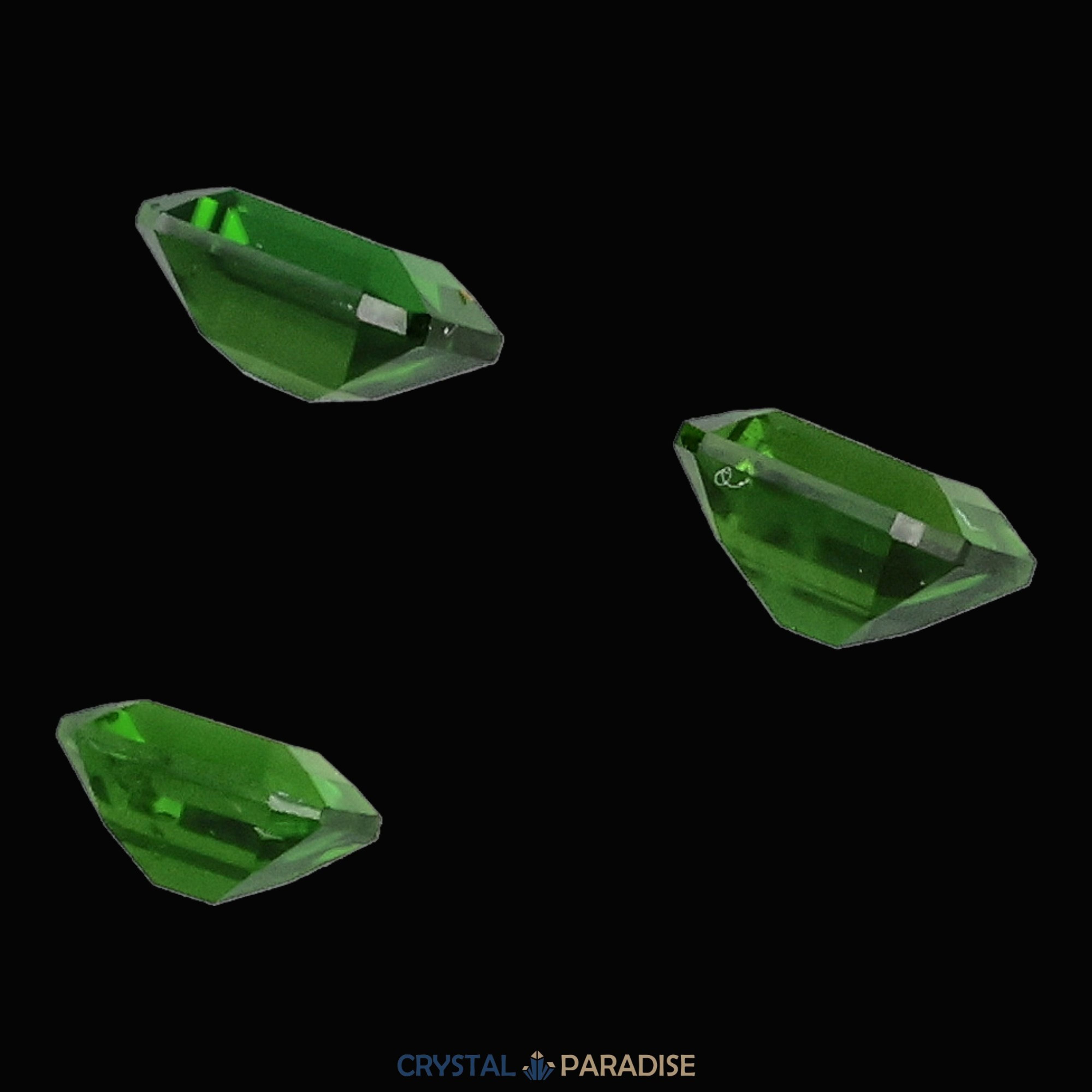 Chromdiopsid aus Russland geschliffen Set (2,3 ct) – Ansicht 8