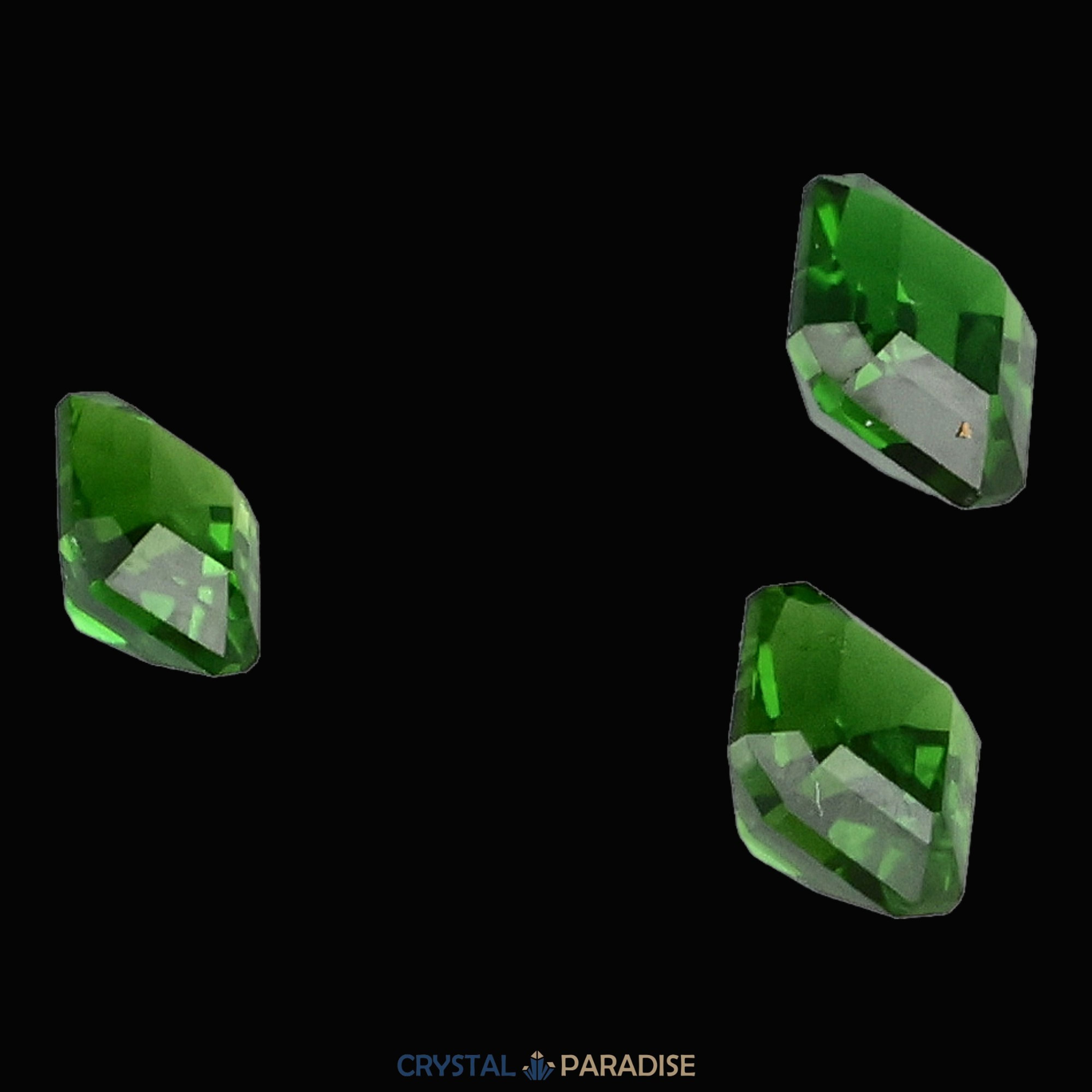 Chromdiopsid aus Russland geschliffen Set (2,3 ct) – Ansicht 9