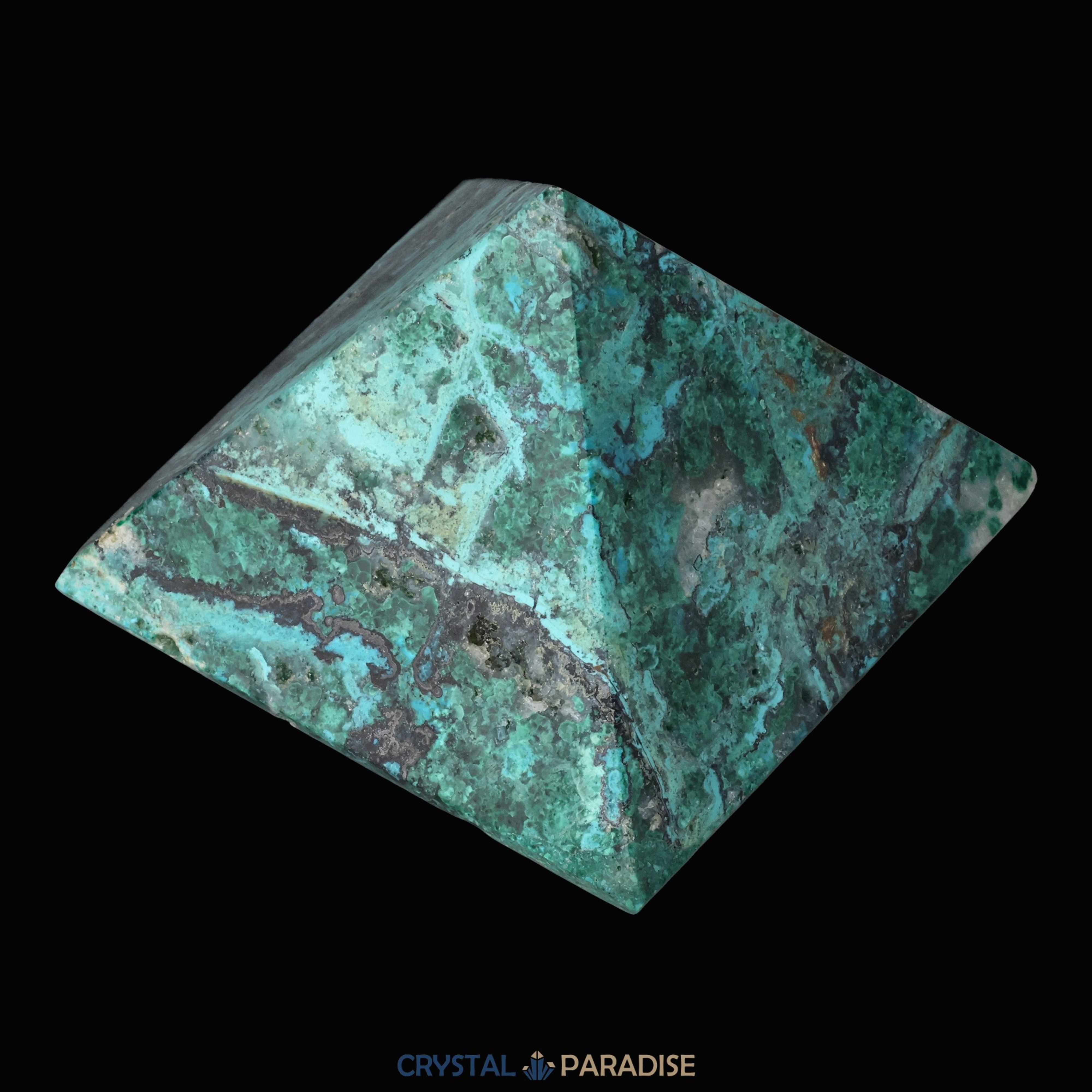 Chrysokoll Pyramide aus Huánuco, Peru – Ansicht 14