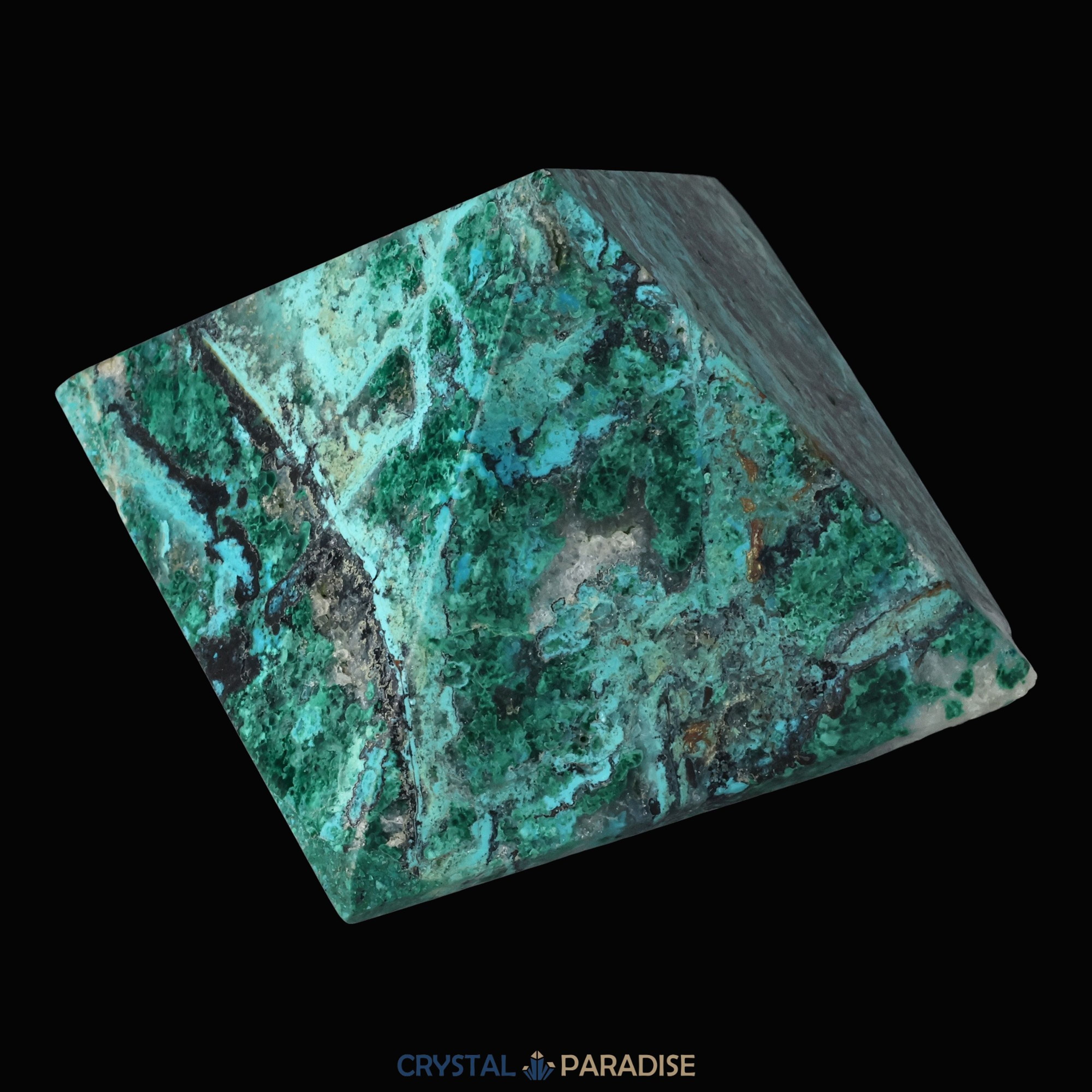 Chrysokoll Pyramide aus Huánuco, Peru – Ansicht 15