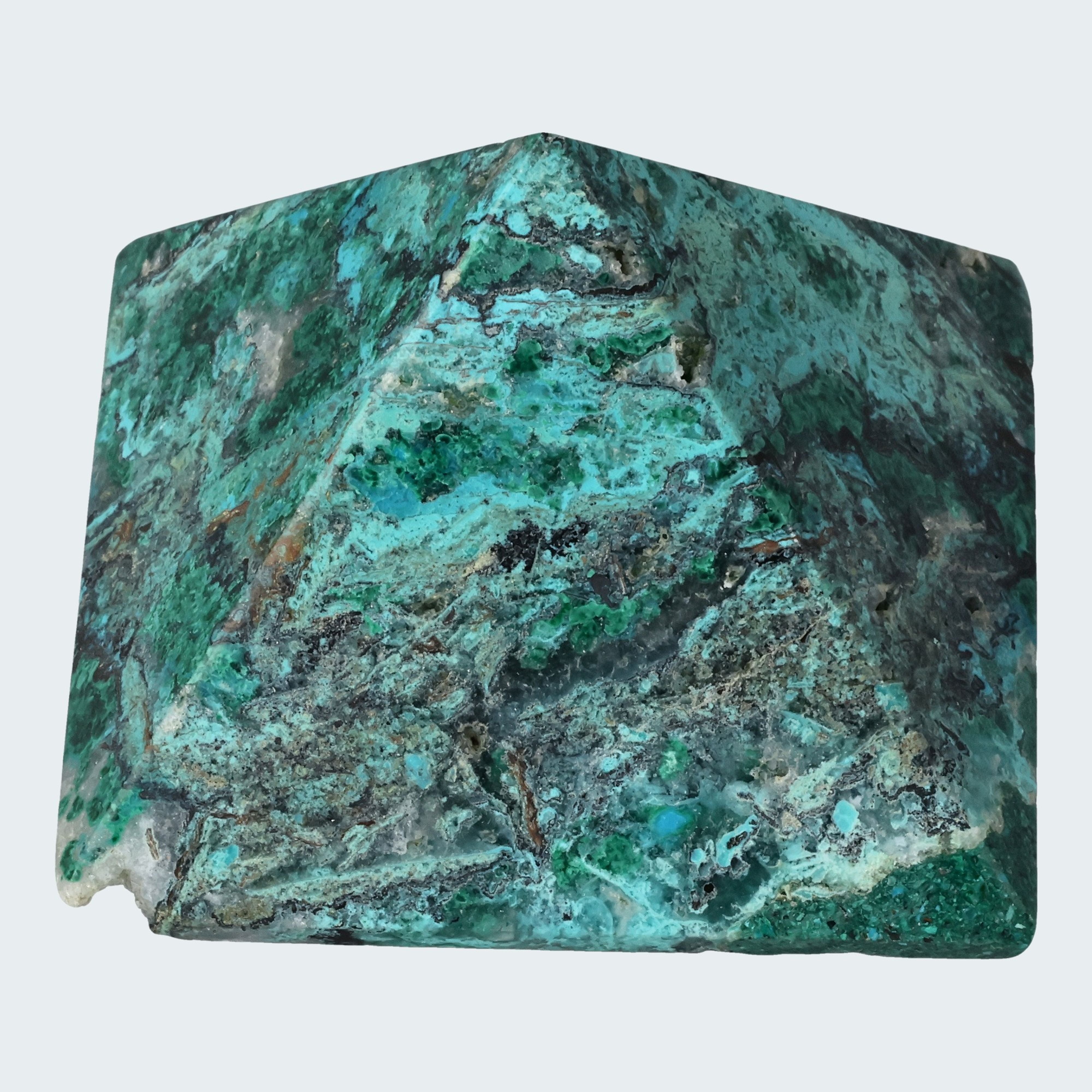 Chrysokoll Pyramide aus Huánuco, Peru – Ansicht 3