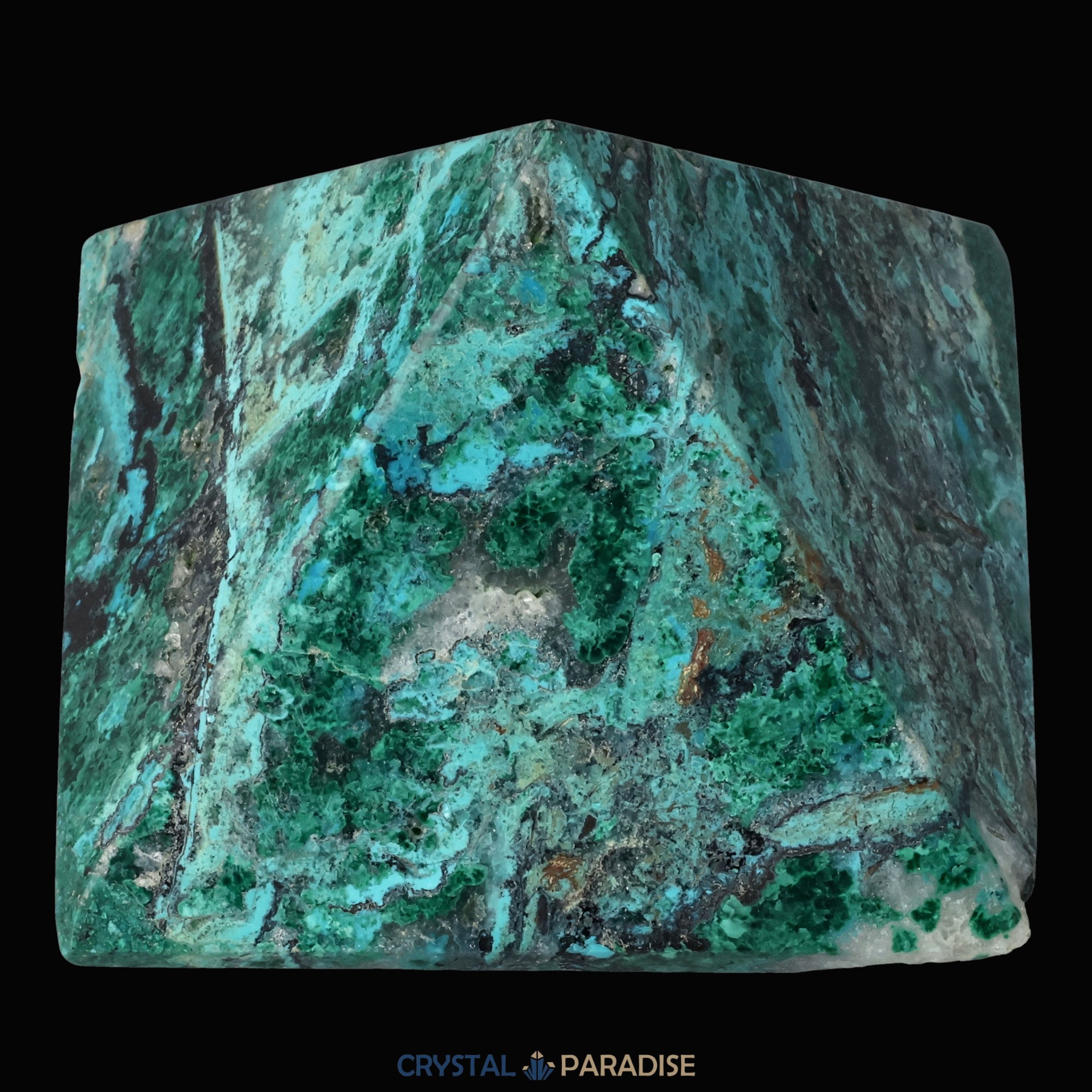 Chrysokoll Pyramide aus Huánuco, Peru – Ansicht 4