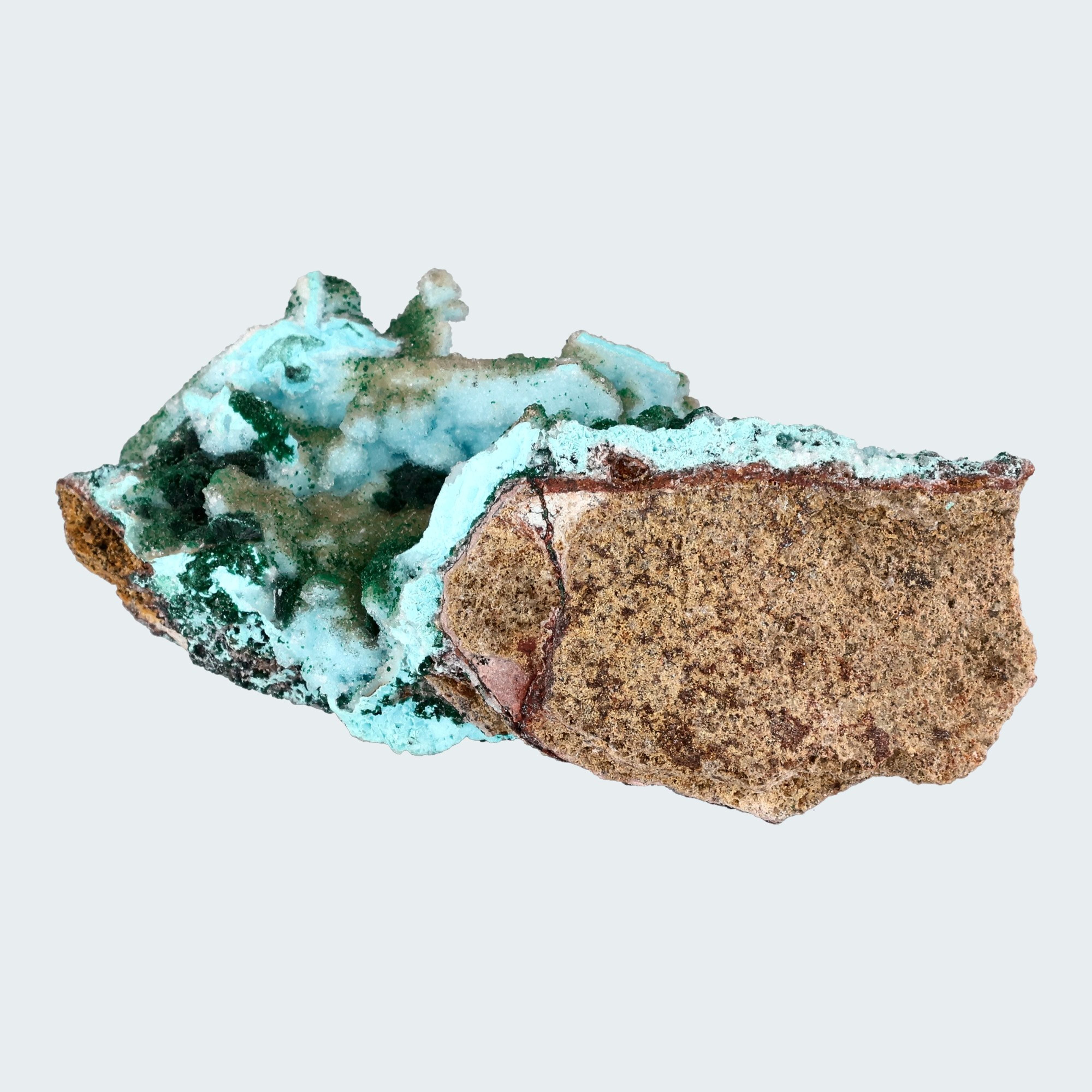 Chrysokoll Stufe aus Tenke-Fungurume, Kolwezi, Lualaba, DR Kongo (128g) – Ansicht 2