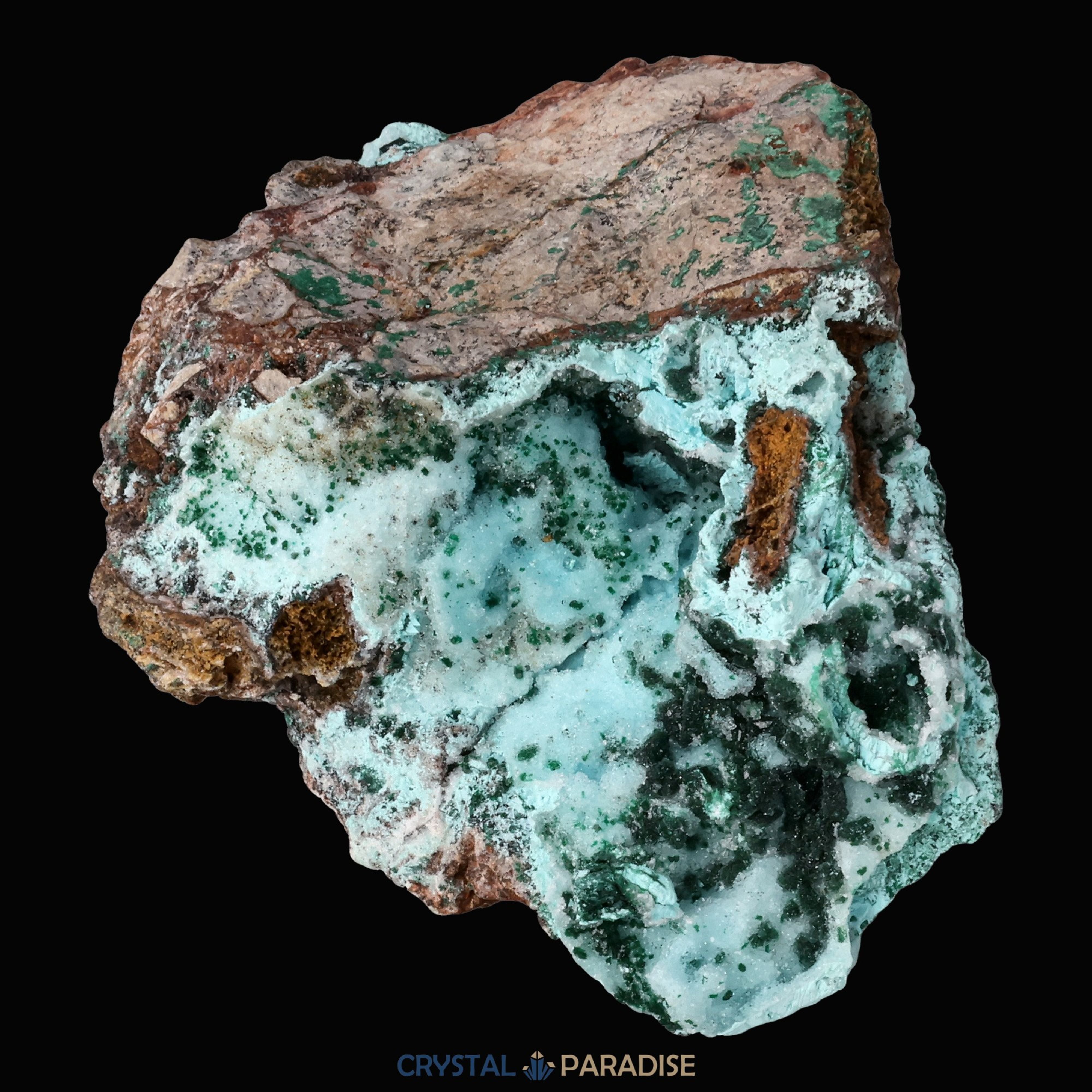 Chrysokoll Stufe aus Tenke-Fungurume, Kolwezi, Lualaba, DR Kongo (255g) – Ansicht 4