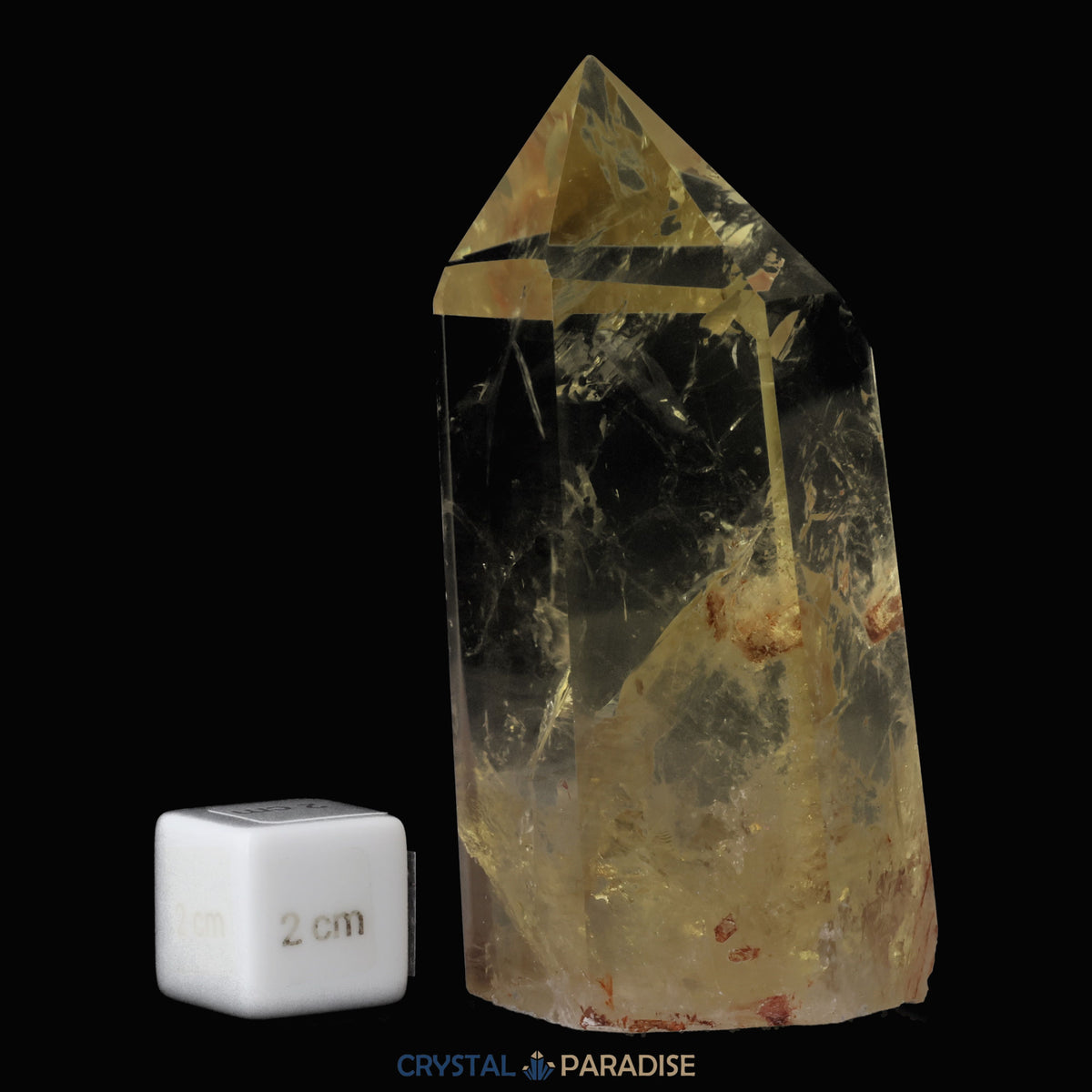 Citrin aus dem Ural, Russland (unbehandelt) (318g) – Ansicht 8
