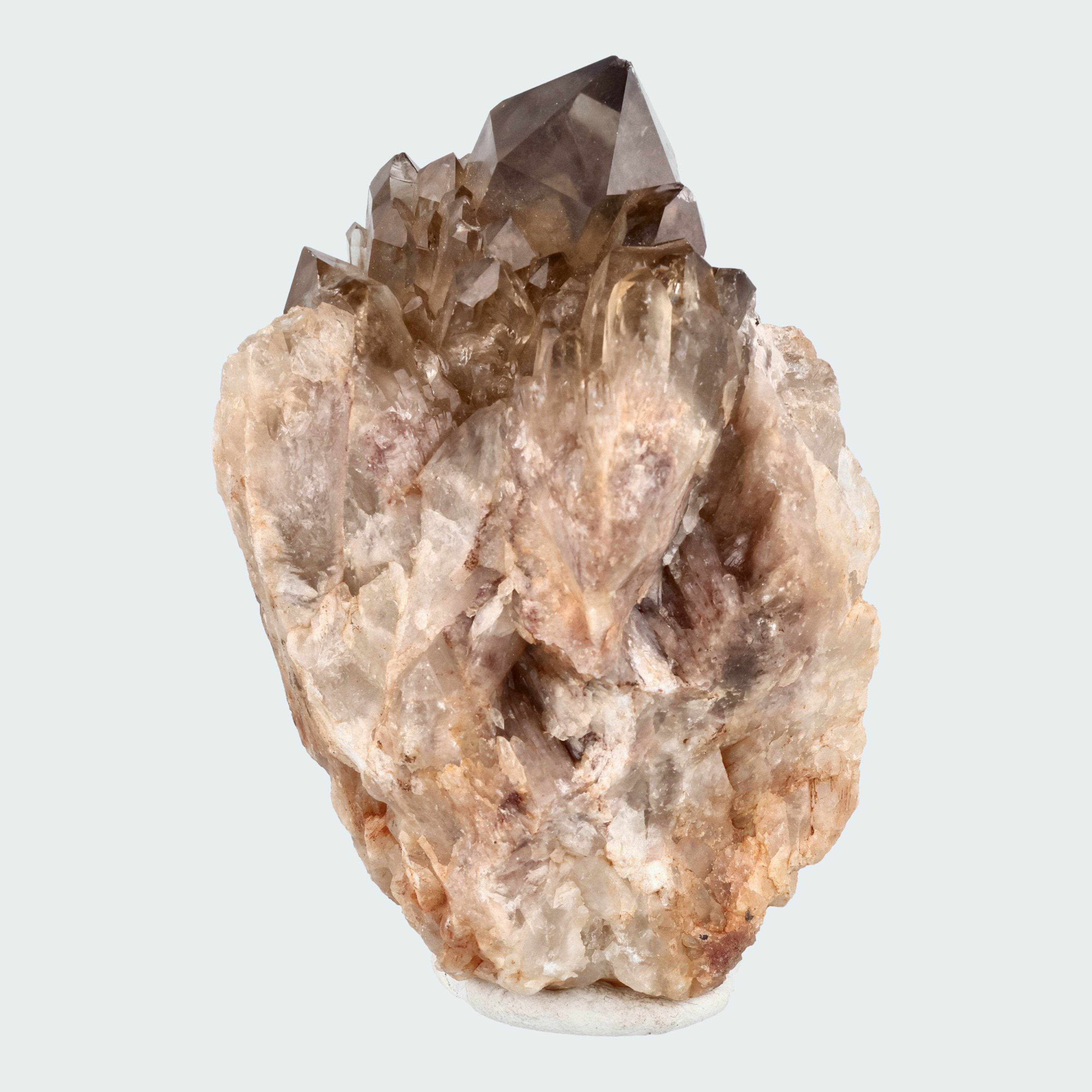 Citrin Handstufe aus Kunduluni, Kongo (327g) - schöne Kristallspitzen – Ansicht 2