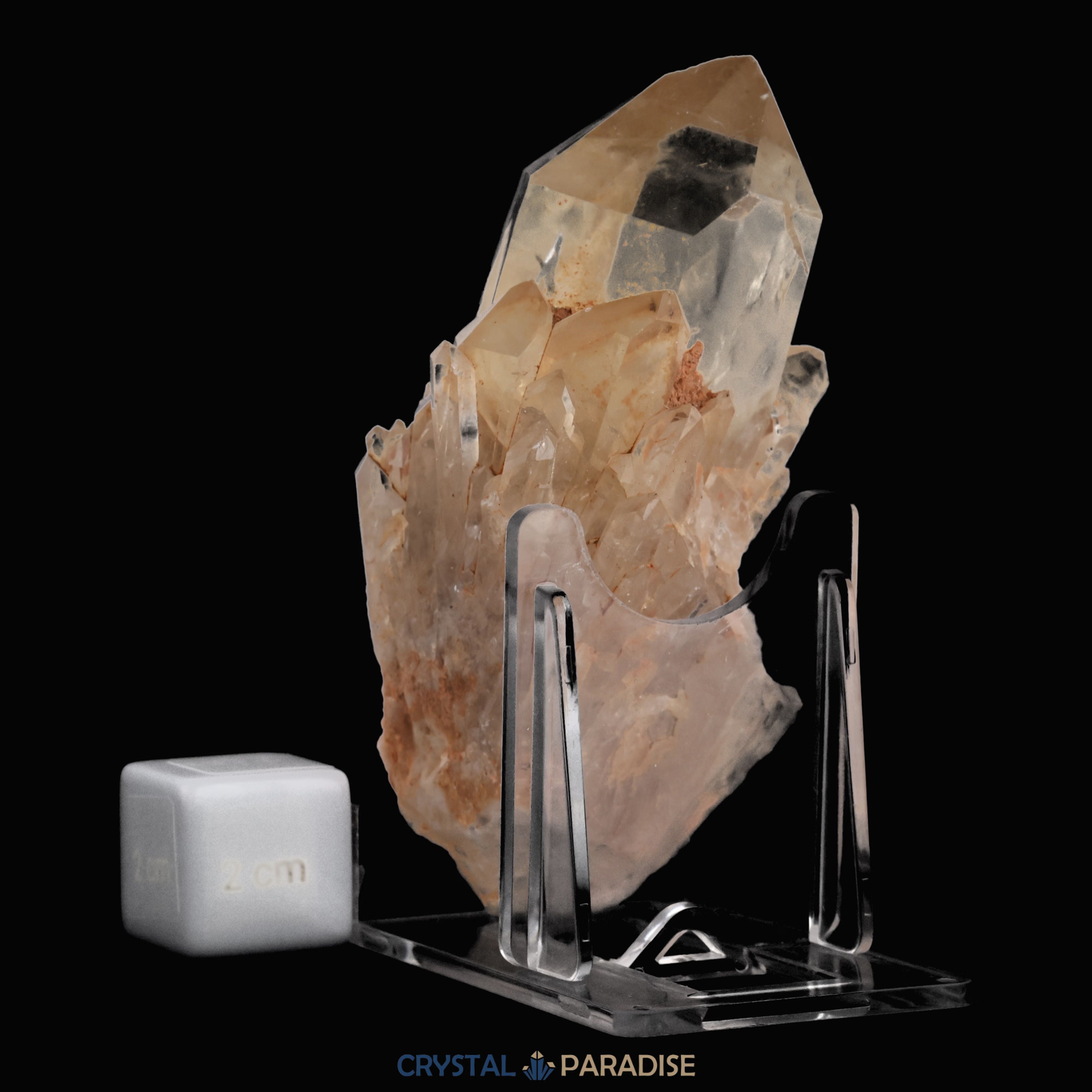 Citrin Stufe aus Kundalini, Kongo (169g) - unbehandelt – Ansicht 8