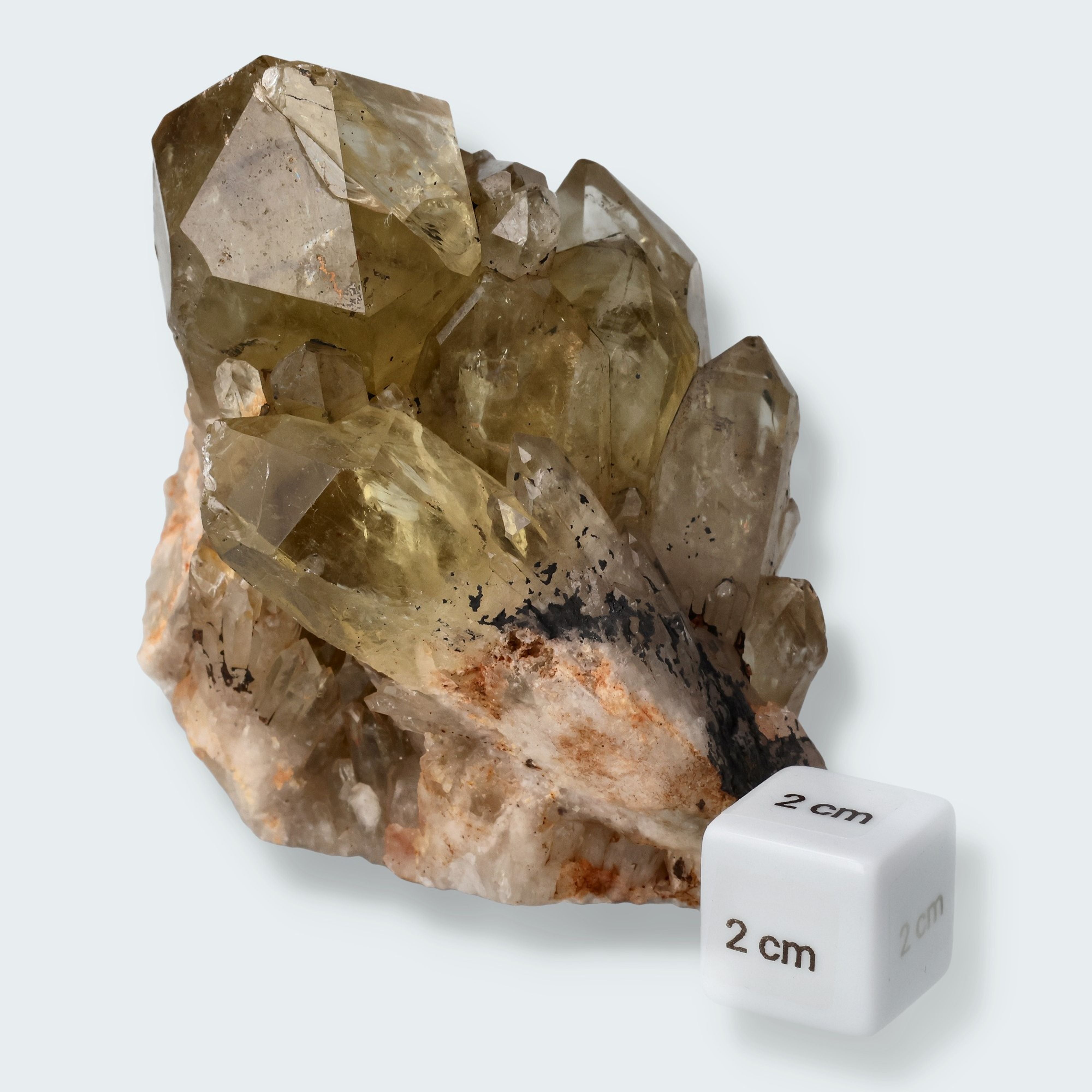Citrin Stufe aus Kundalini, Kongo (467g) - unbehandelt – Ansicht 3