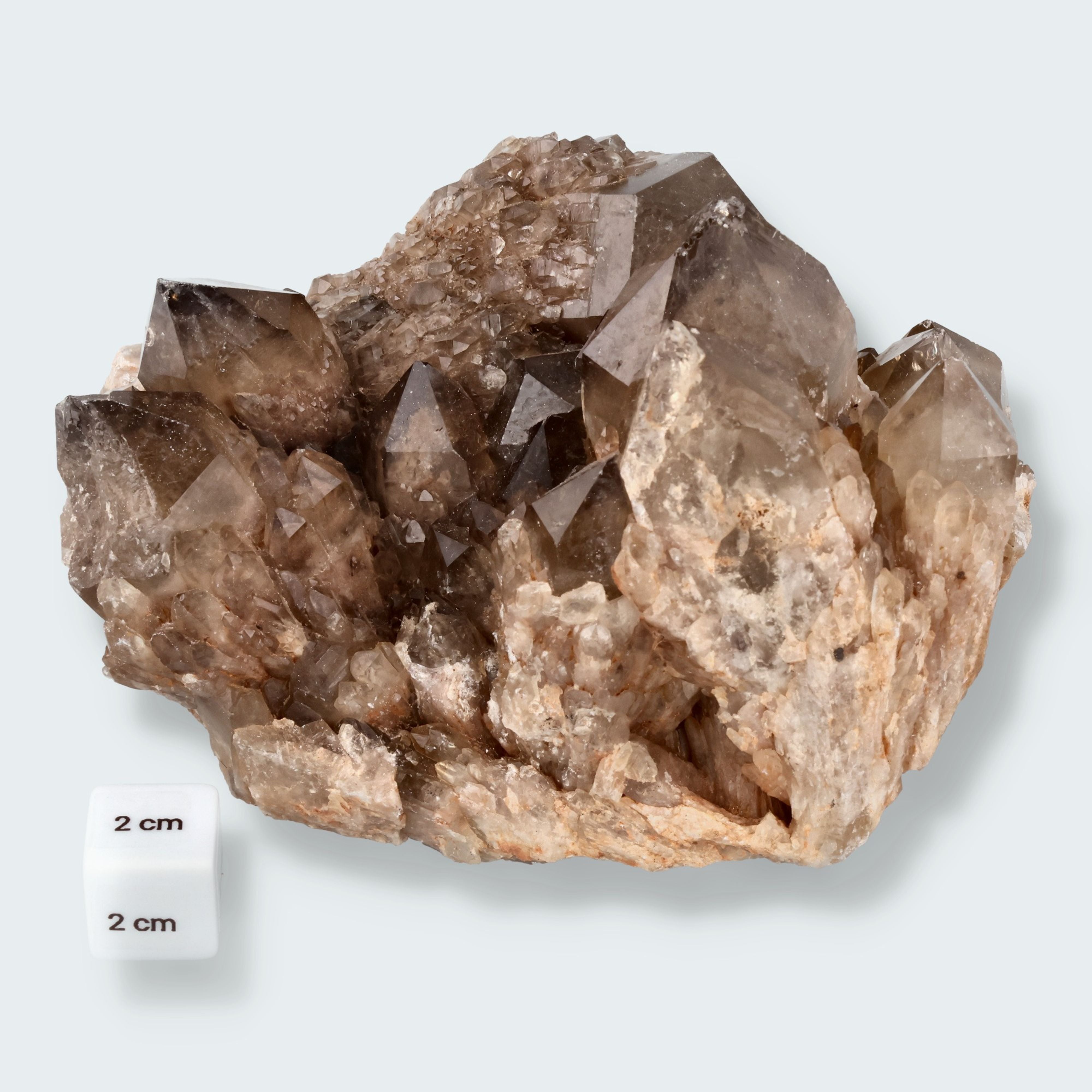 Citrin Stufe aus Kunduluni, Kongo (1991g) - unbehandelt – Ansicht 2