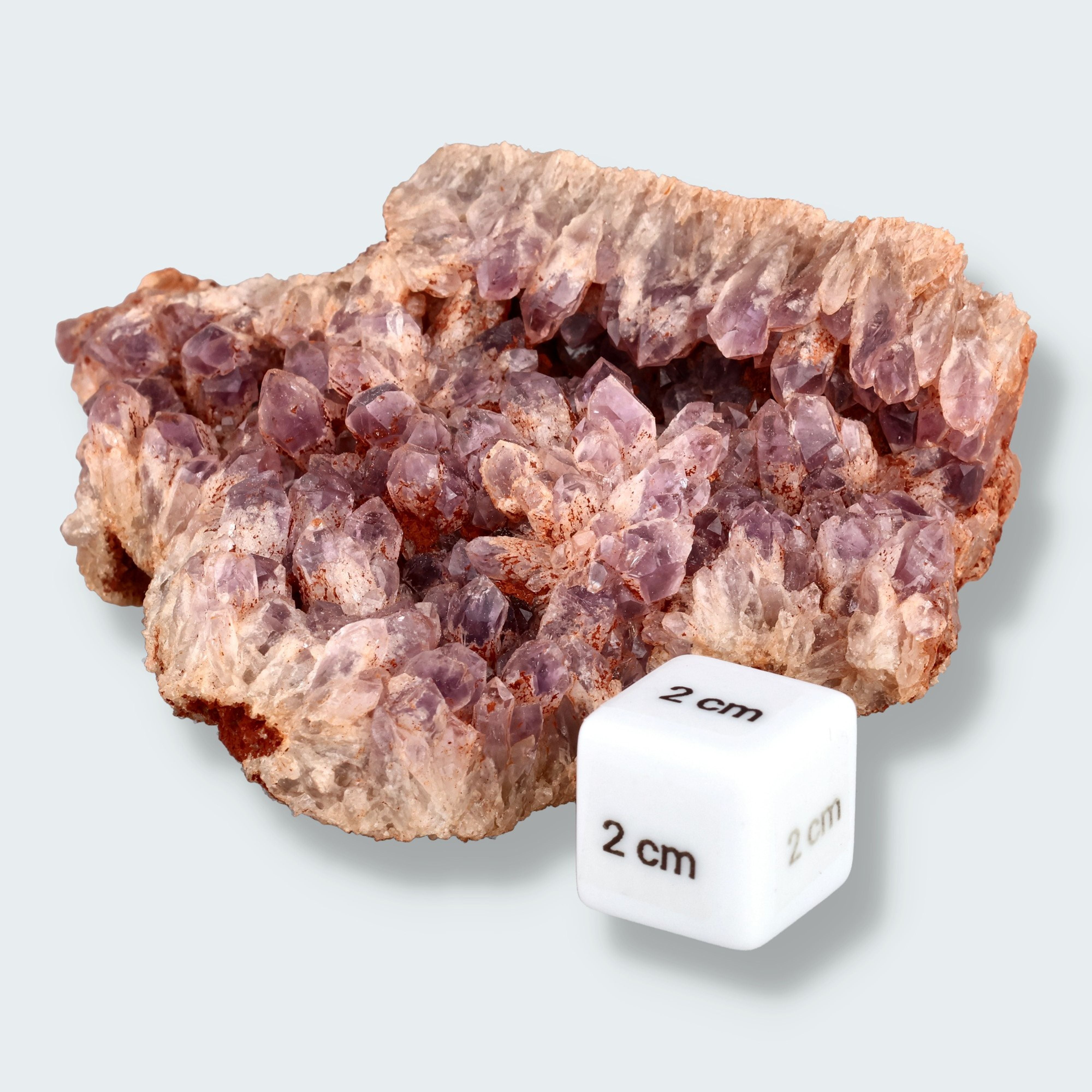 Cloudy Amethyst aus Sambia (350g) – Ansicht 3