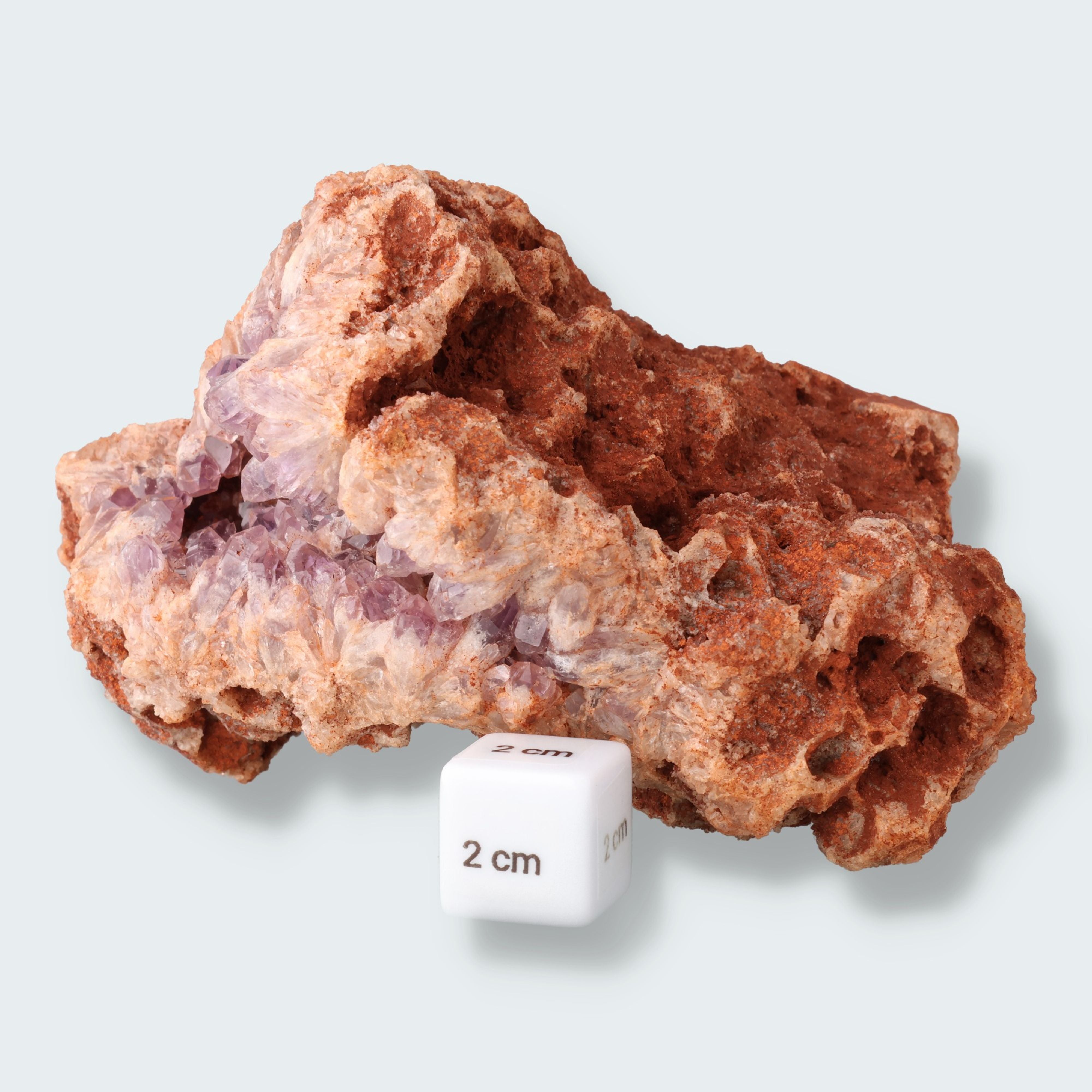 Cloudy Amethyst aus Sambia (921g) - doppelseitig – Ansicht 2