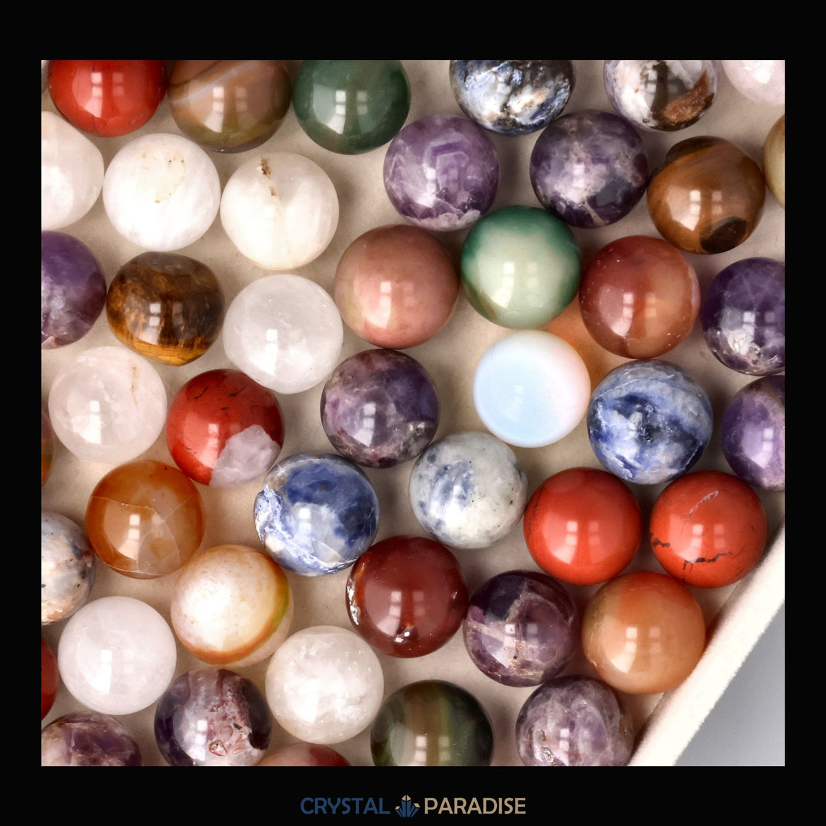 Crystal mini Kugel Mix - 1 Stück – Ansicht 11