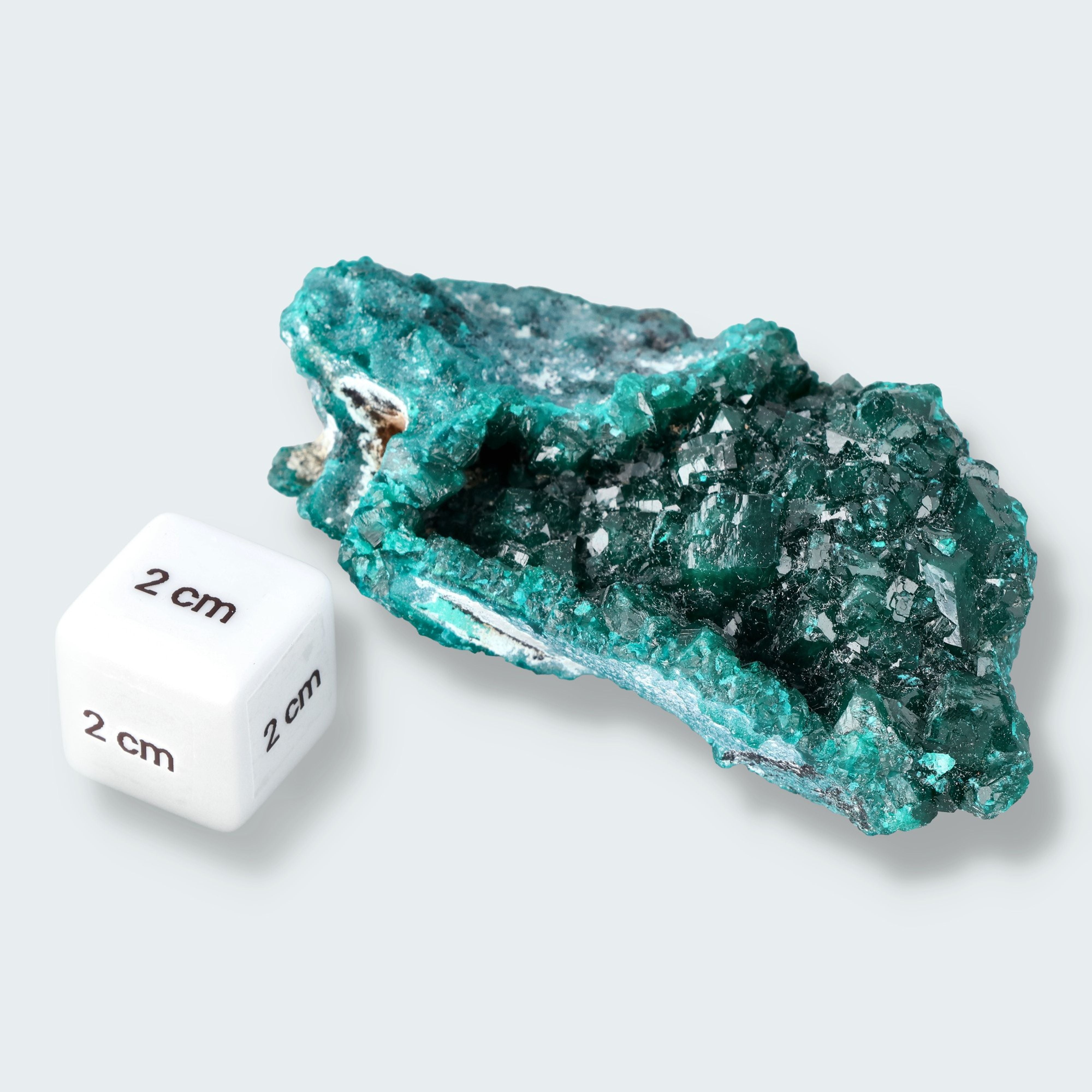 Dioptas aus dem Kongo (121g) – Ansicht 3