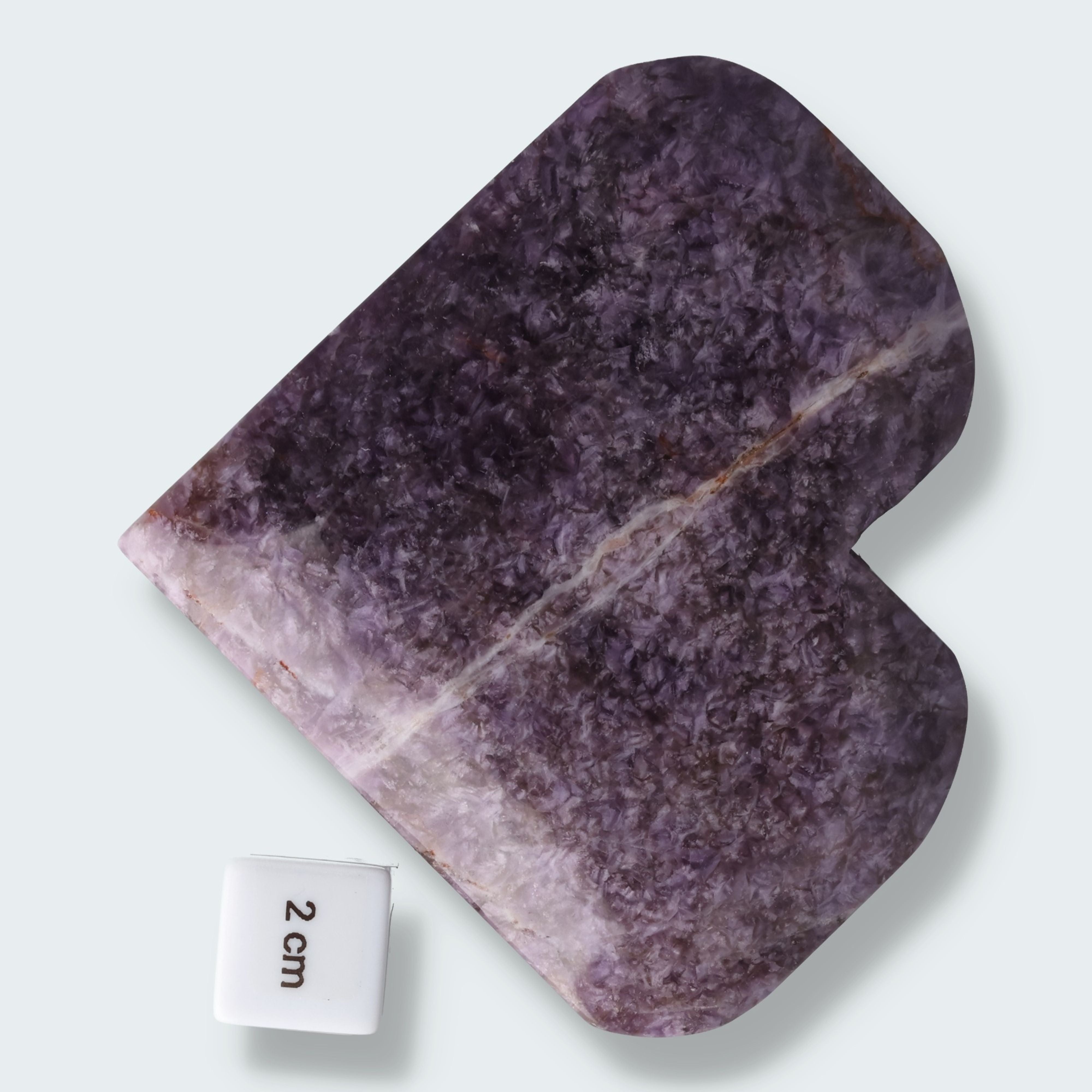 Dreamy Amethystquarz Herz aus Sambia (377g) – Ansicht 5