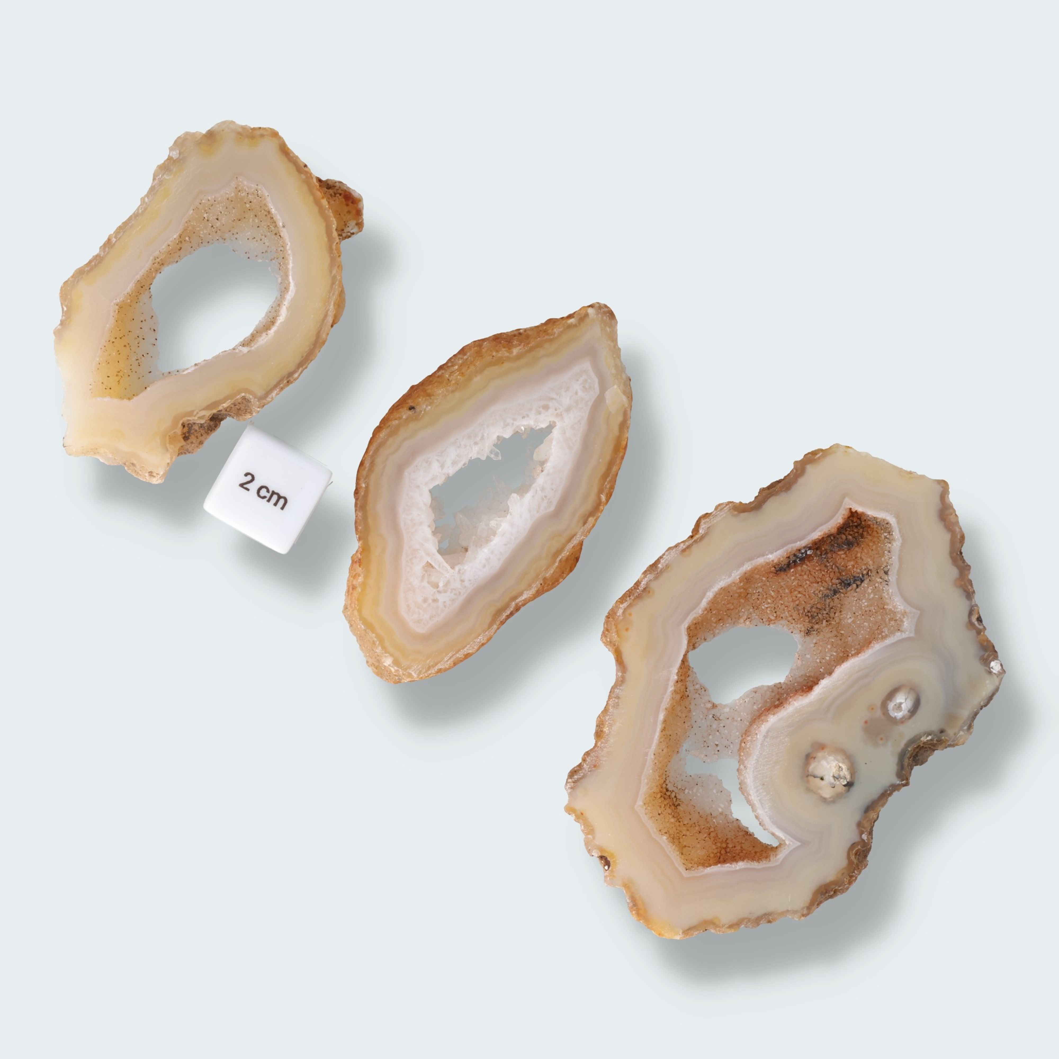 Druzy Achatscheibe ca. 1cm dick – Ansicht 3