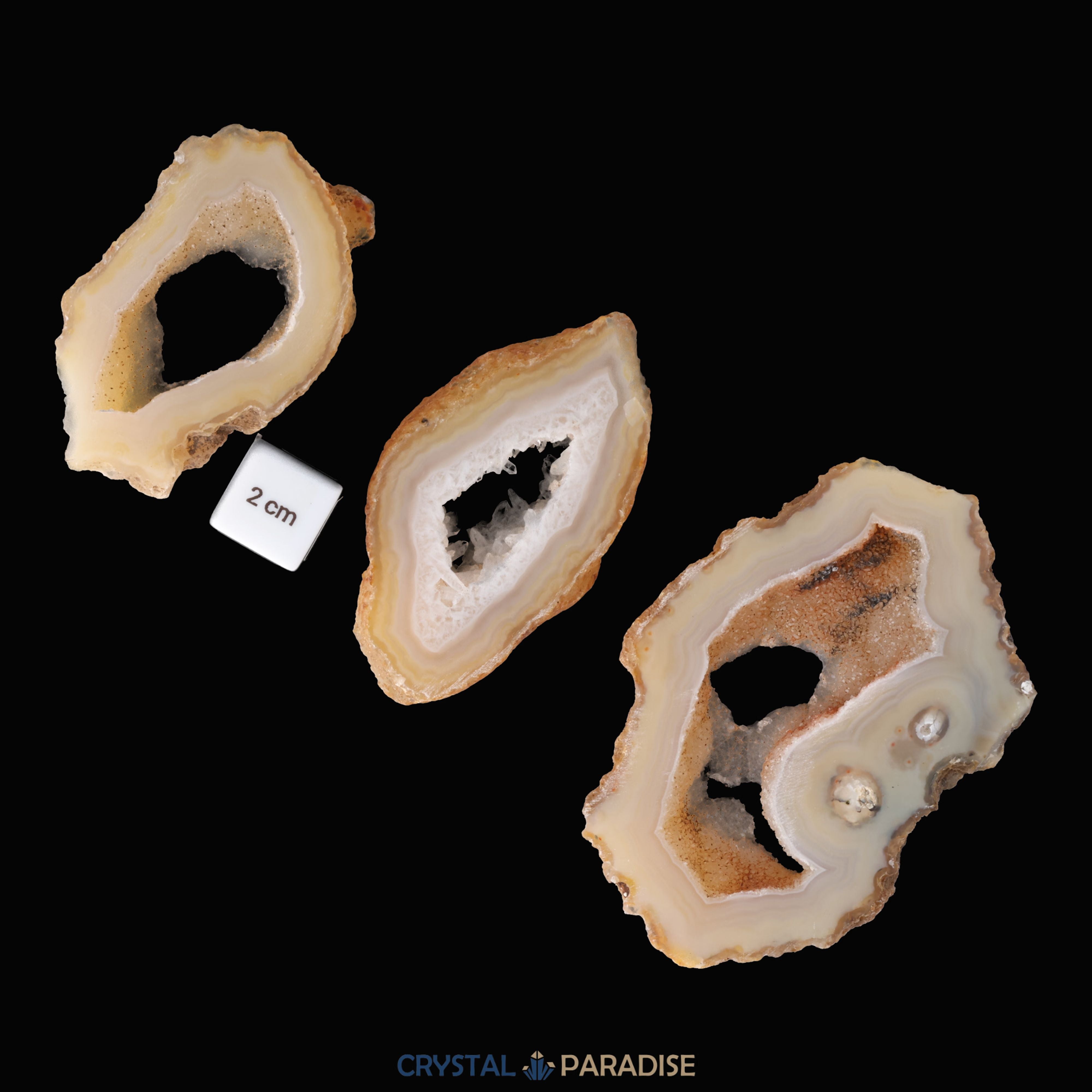 Druzy Achatscheibe ca. 1cm dick – Ansicht 6