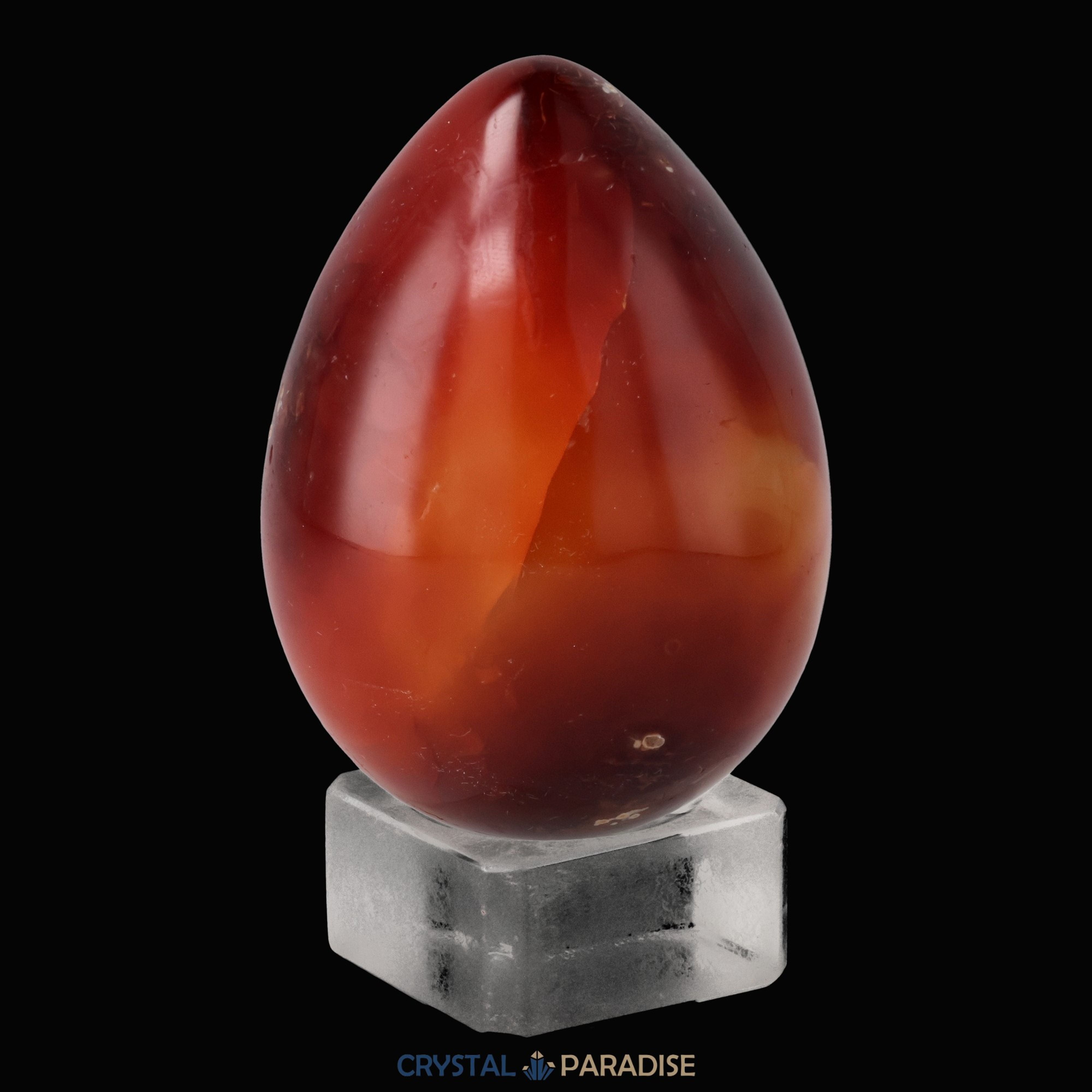 Ei aus rotem Karneol Achat – Ansicht 5