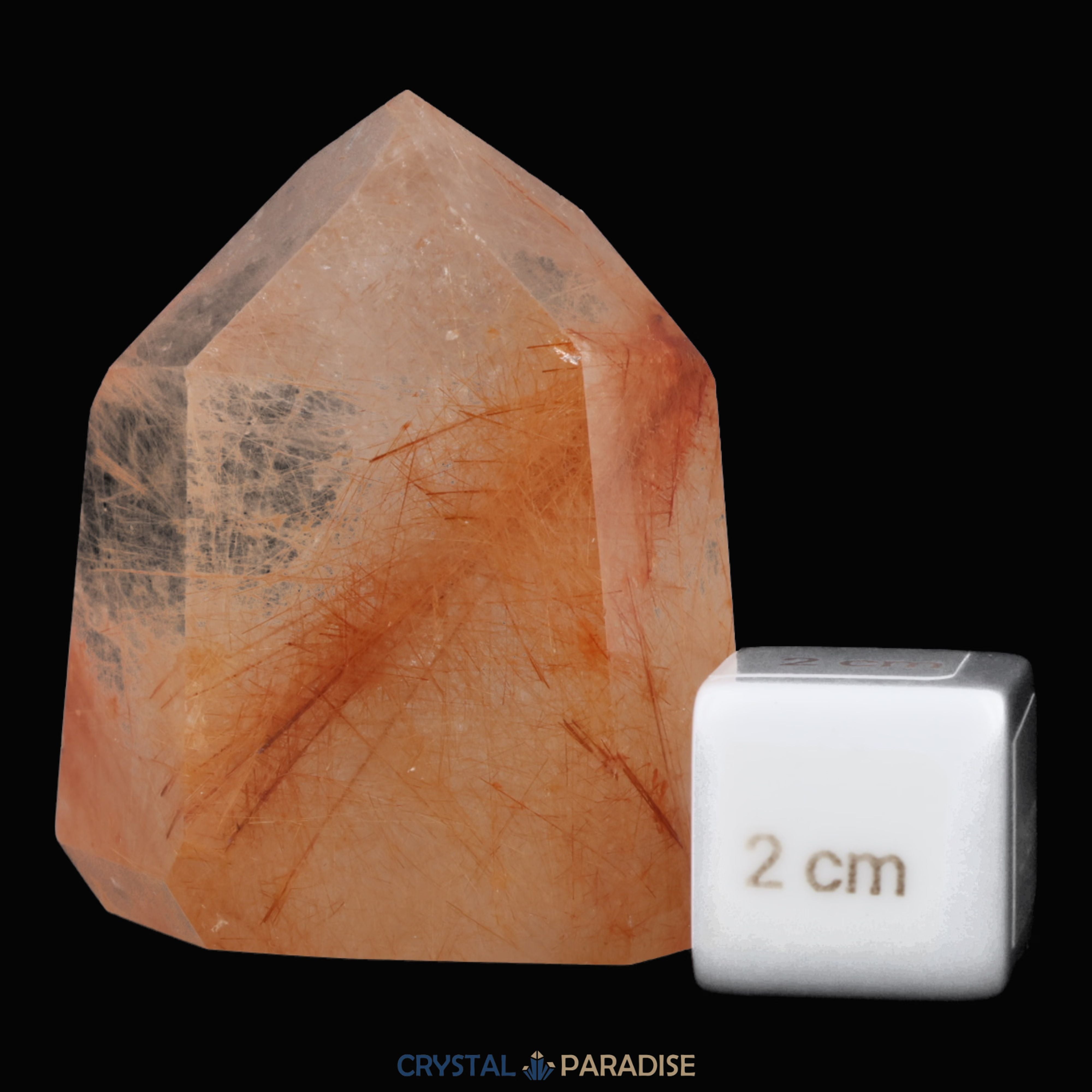 Eisen Quarz mit Rutil (102g) – Ansicht 2