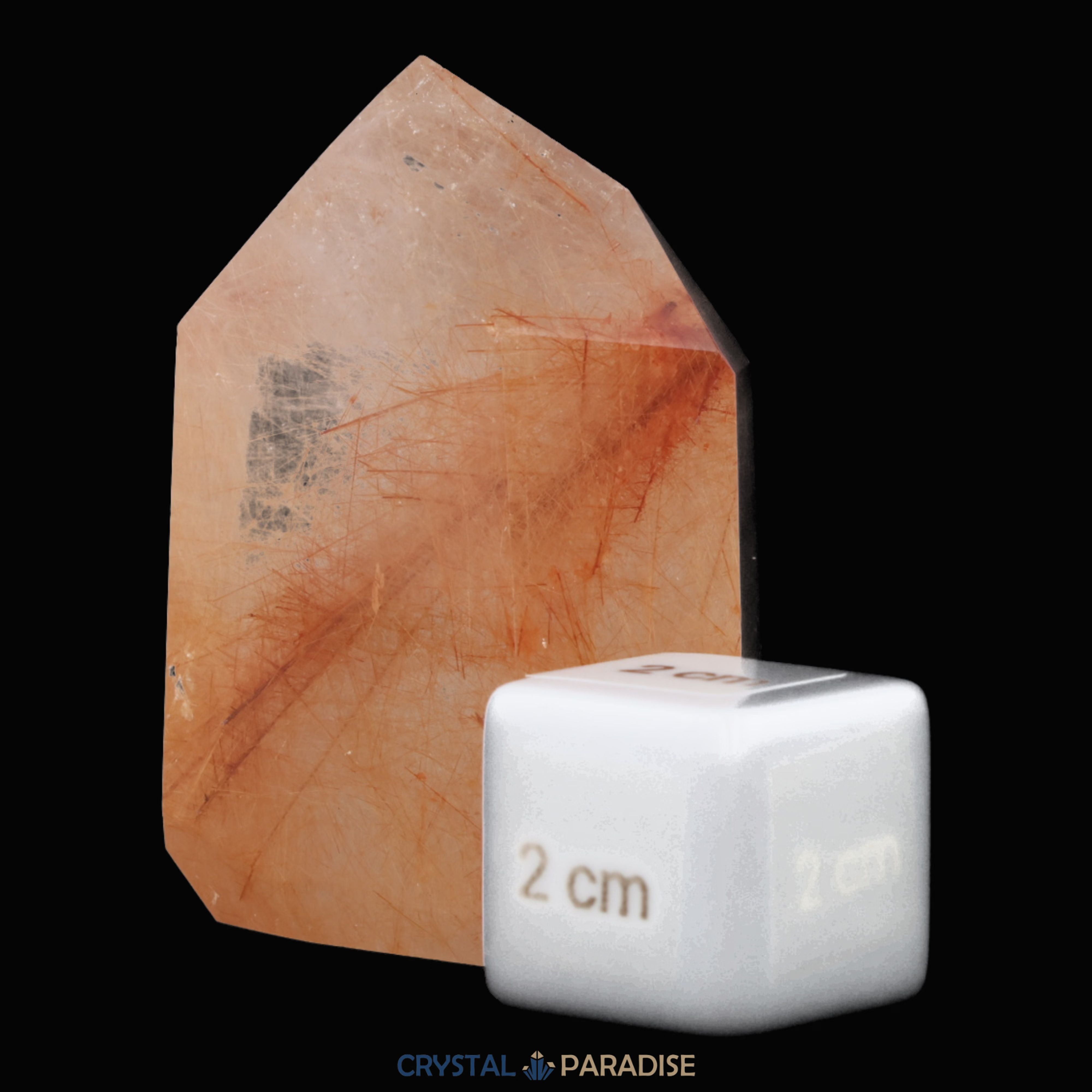 Eisen Quarz mit Rutil (102g) – Ansicht 3