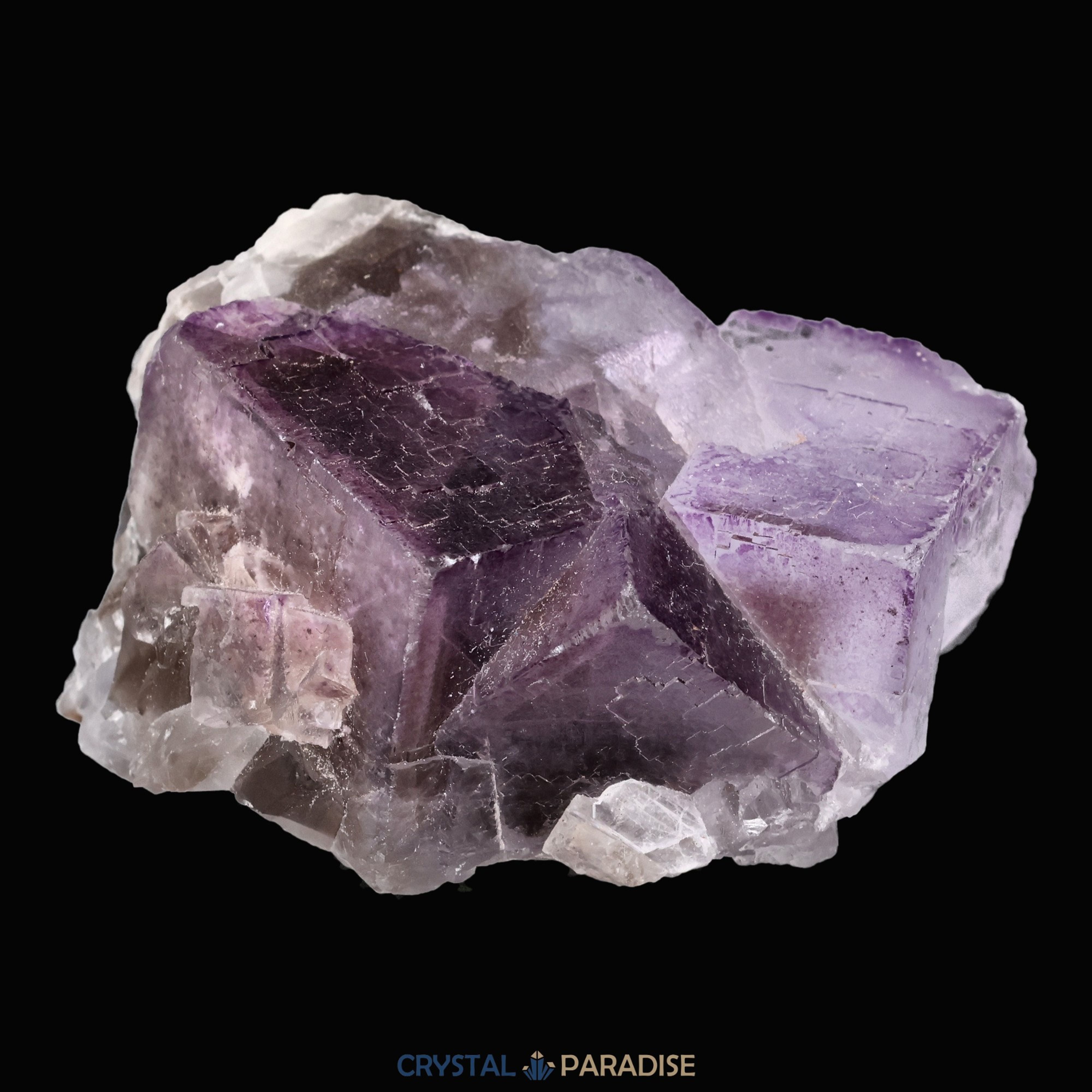 Fluorit Stufe aus Baluchistan Pakistan (88g)  mit Phantom – Ansicht 4