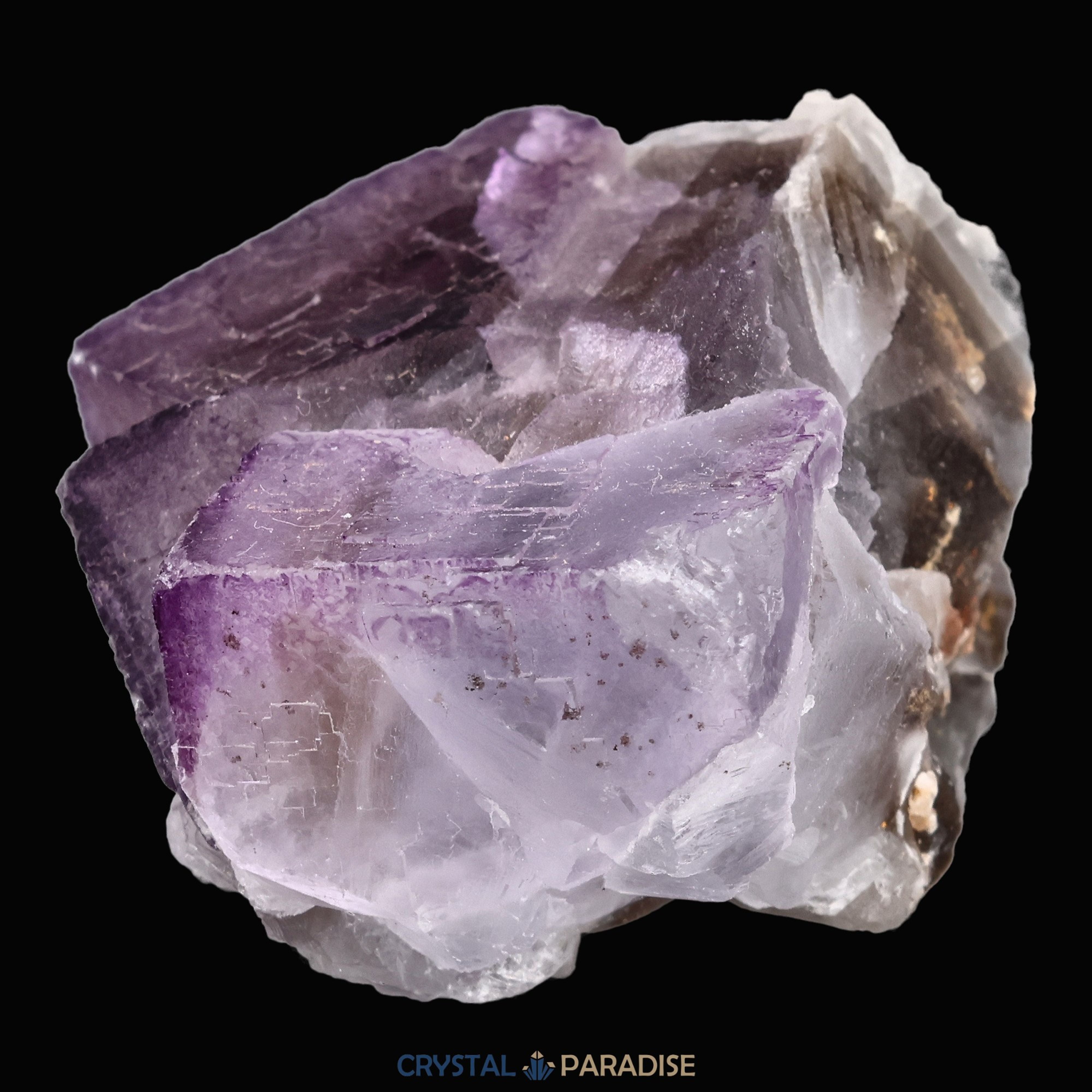 Fluorit Stufe aus Baluchistan Pakistan (88g)  mit Phantom – Ansicht 6