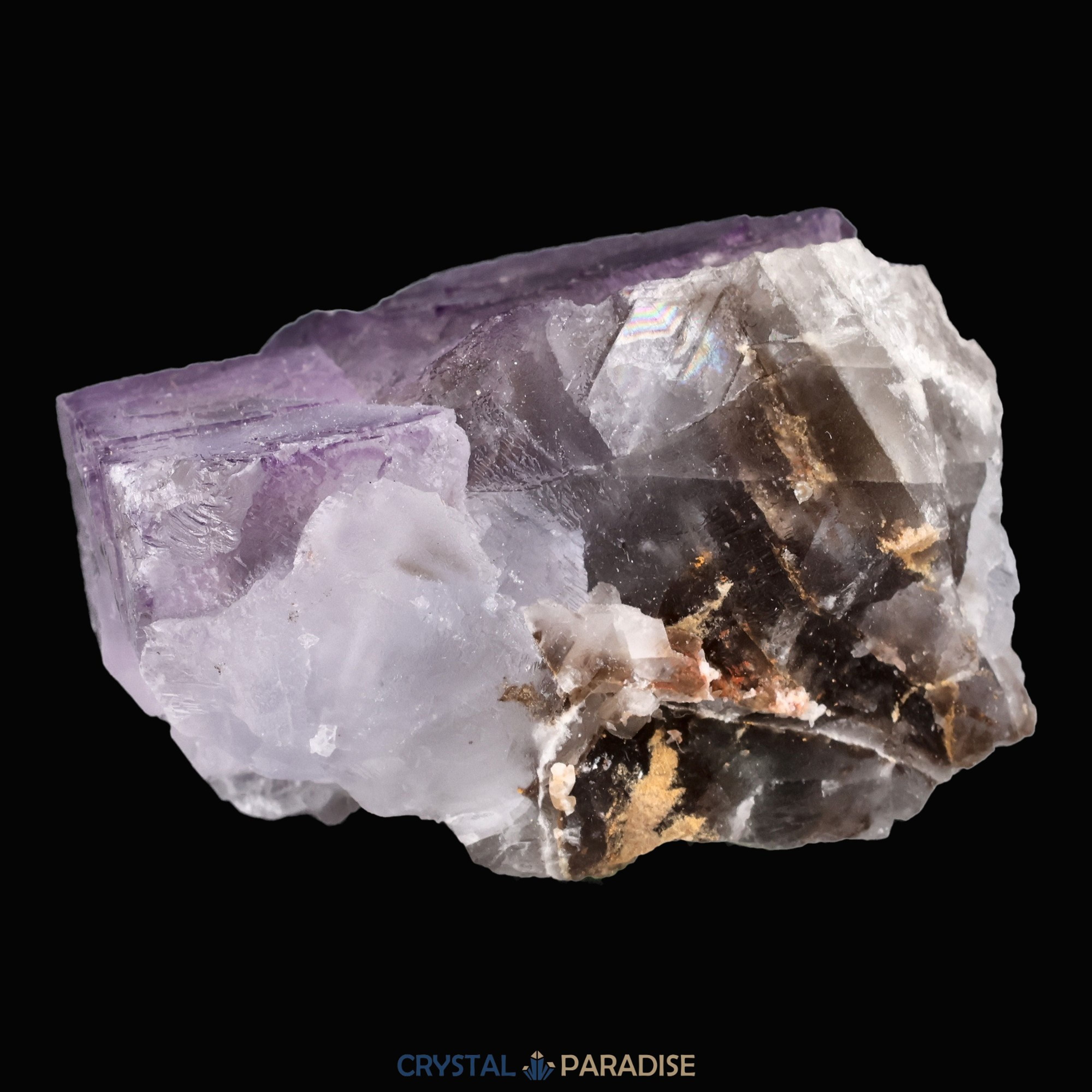 Fluorit Stufe aus Baluchistan Pakistan (88g)  mit Phantom – Ansicht 7