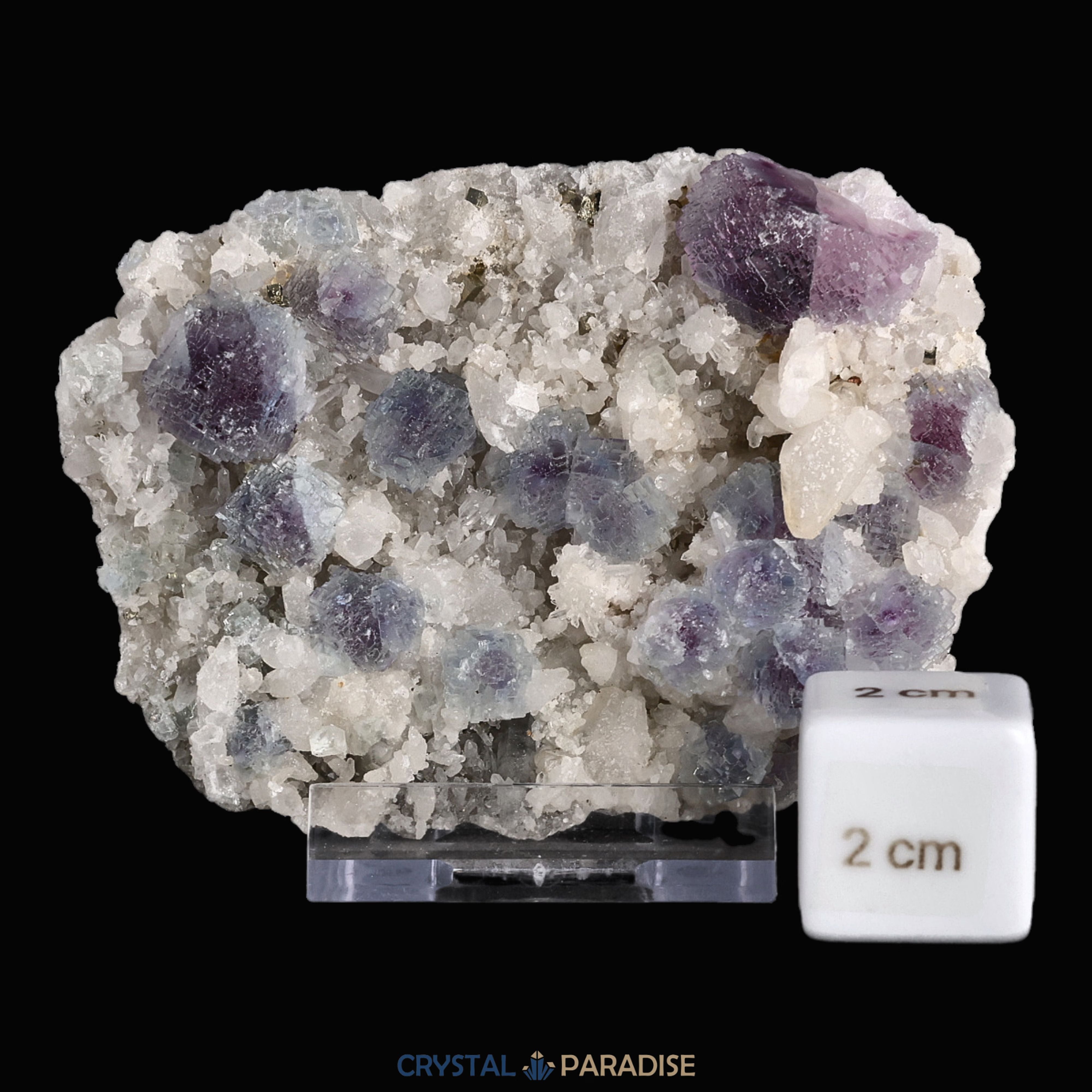 Fluorit und Quarz aus Hunan, China (159g) – Ansicht 2