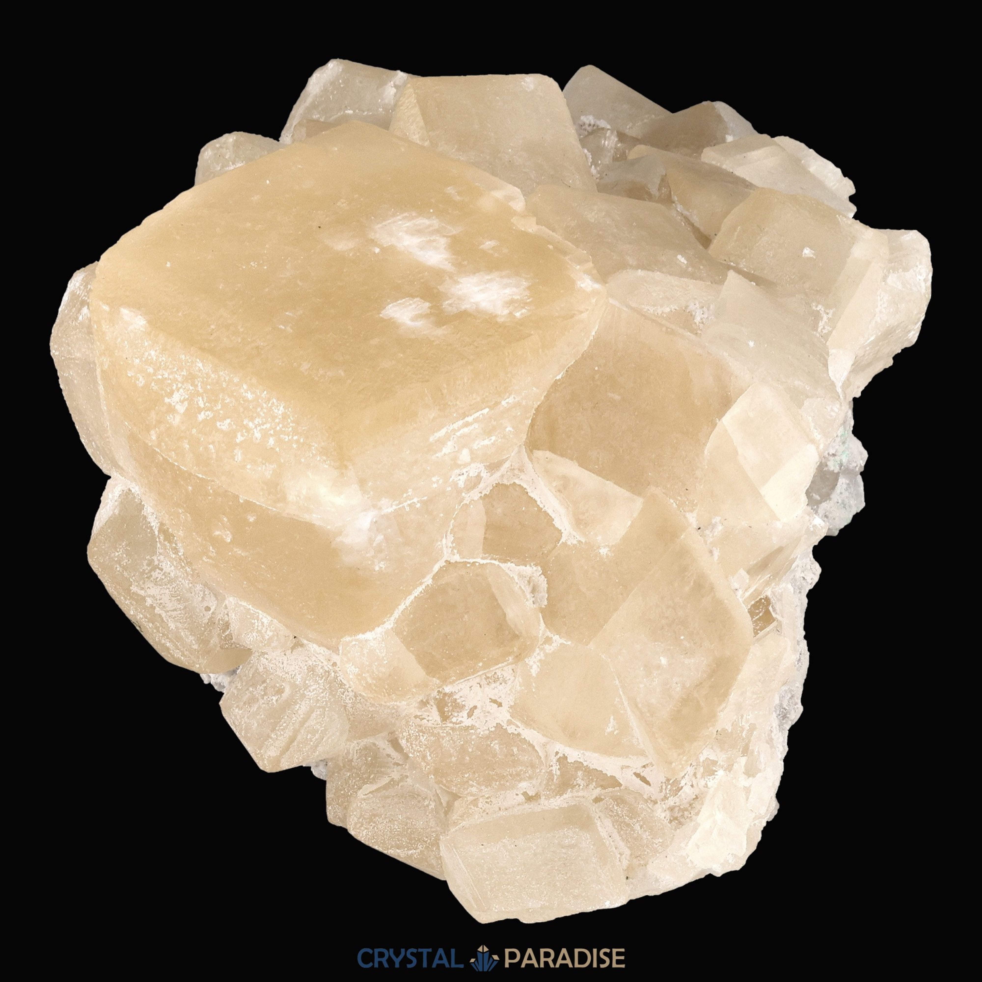 Gelber Calcit Großstufe (1143g) aus Hubei, China – Ansicht 10