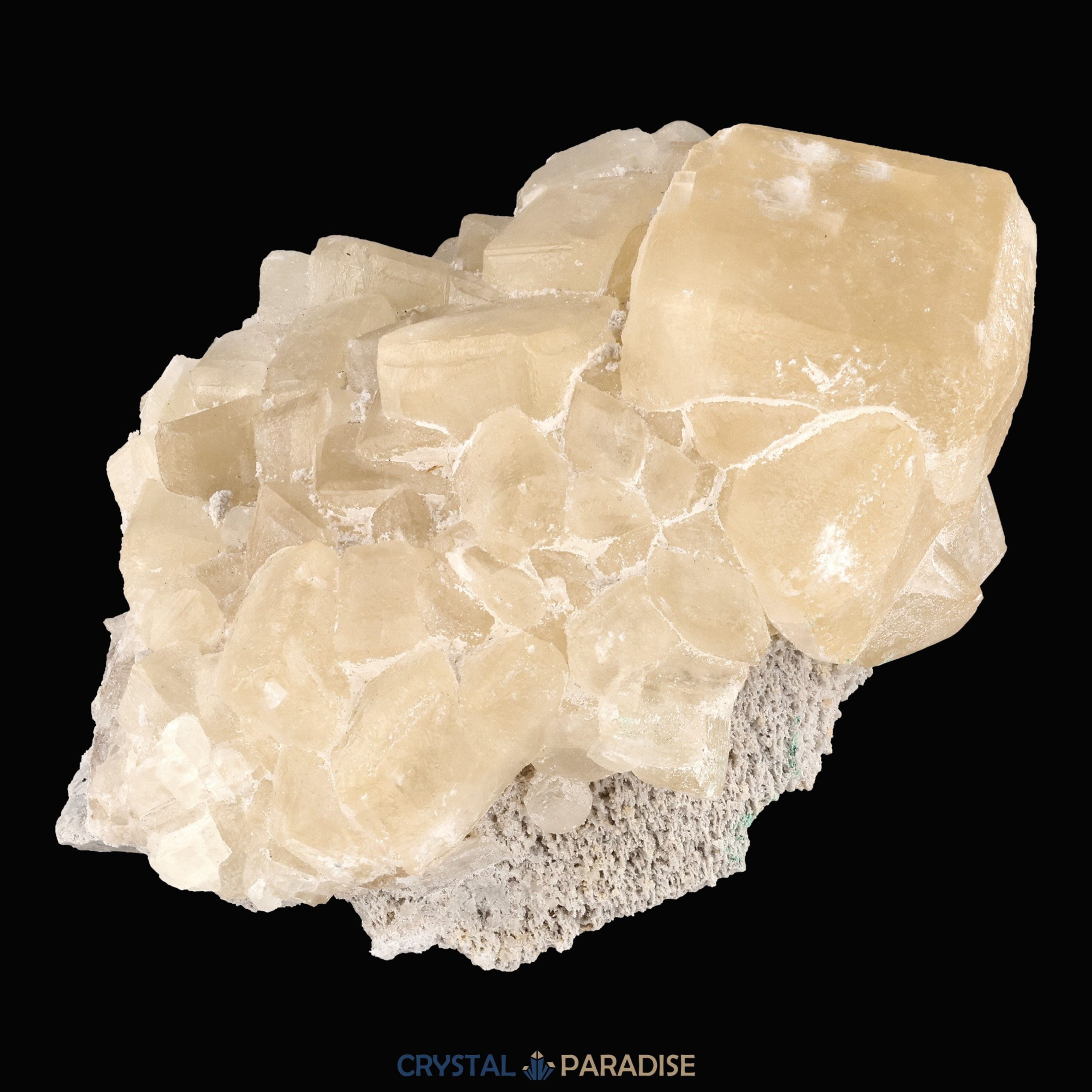 Gelber Calcit Großstufe (1143g) aus Hubei, China – Ansicht 6