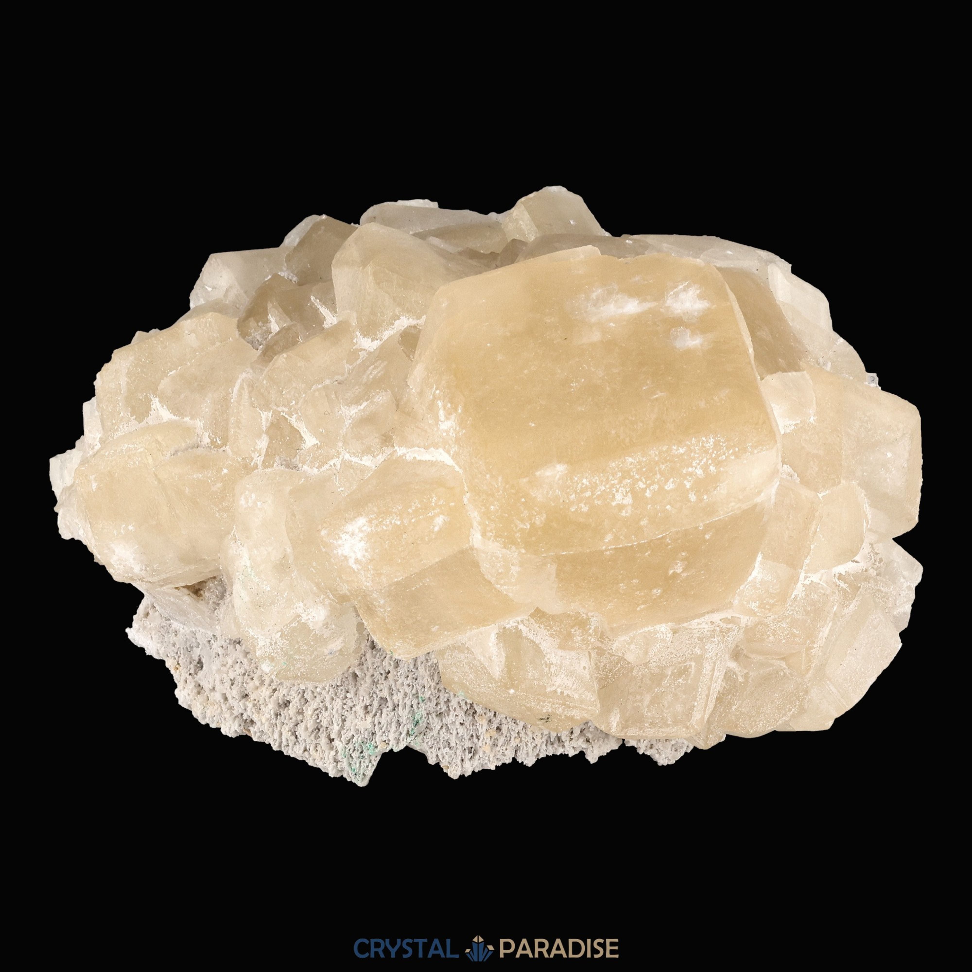 Gelber Calcit Großstufe (1143g) aus Hubei, China – Ansicht 8