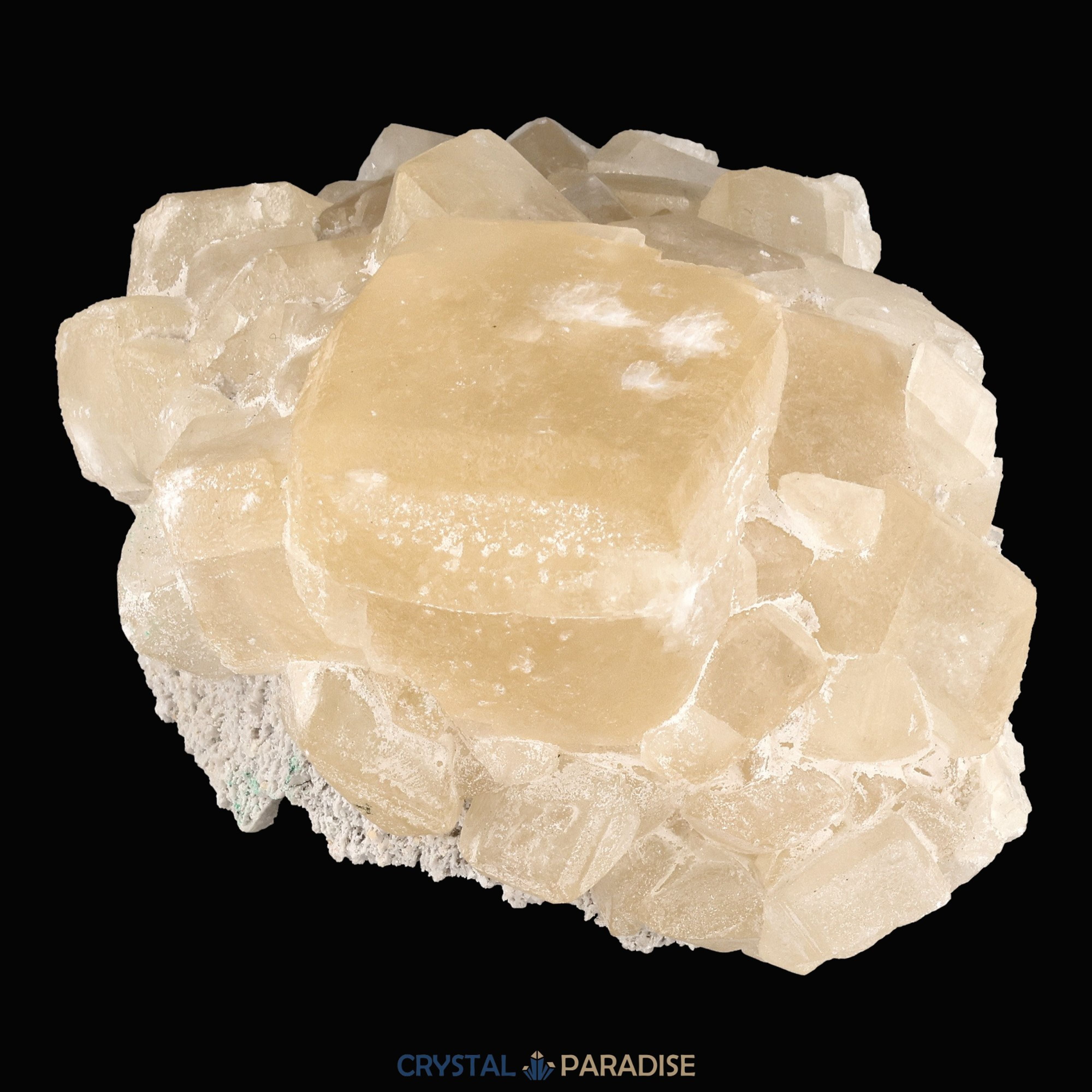 Gelber Calcit Großstufe (1143g) aus Hubei, China – Ansicht 9