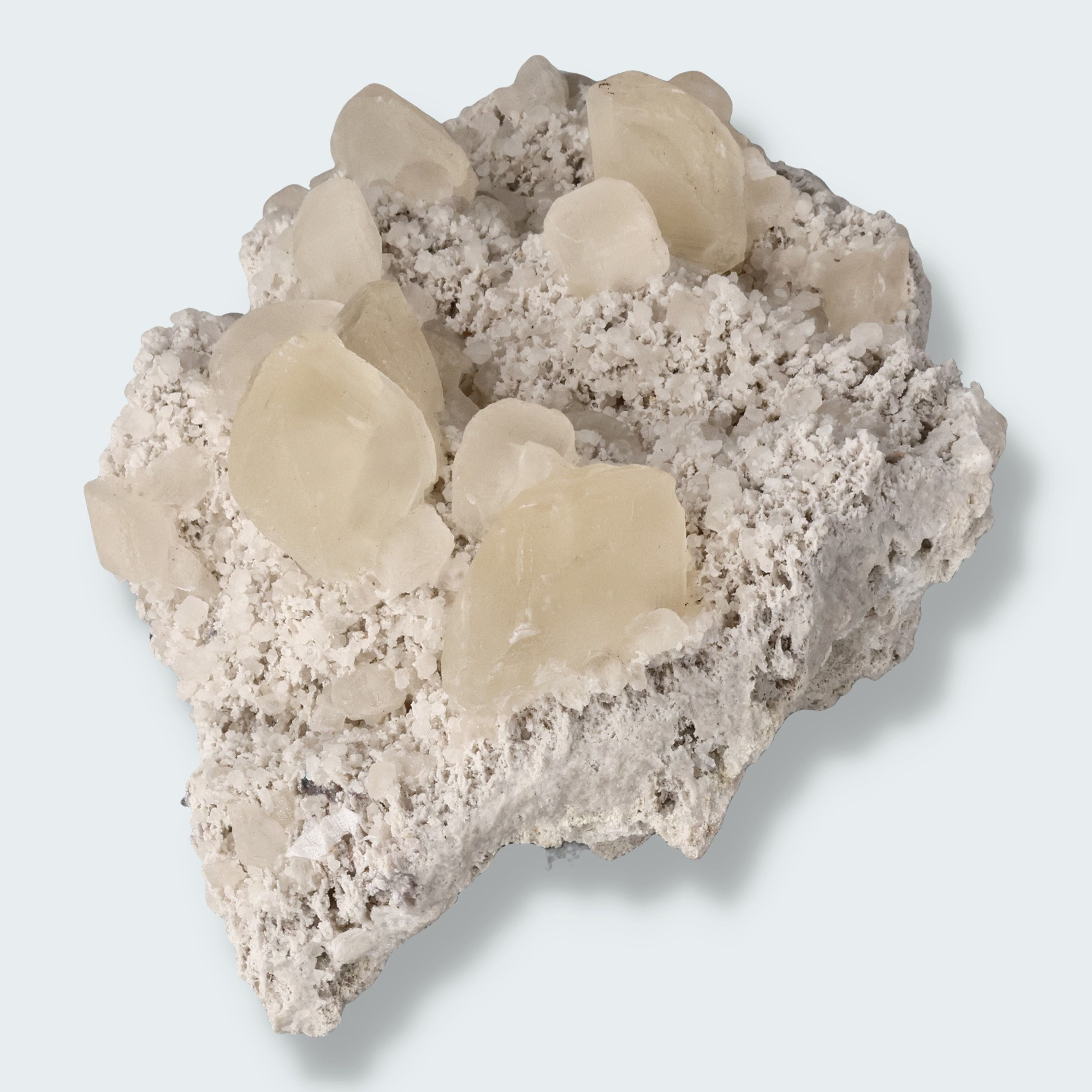 Gelber Calcit Großstufe (761g) aus Hubei, China – Ansicht 3