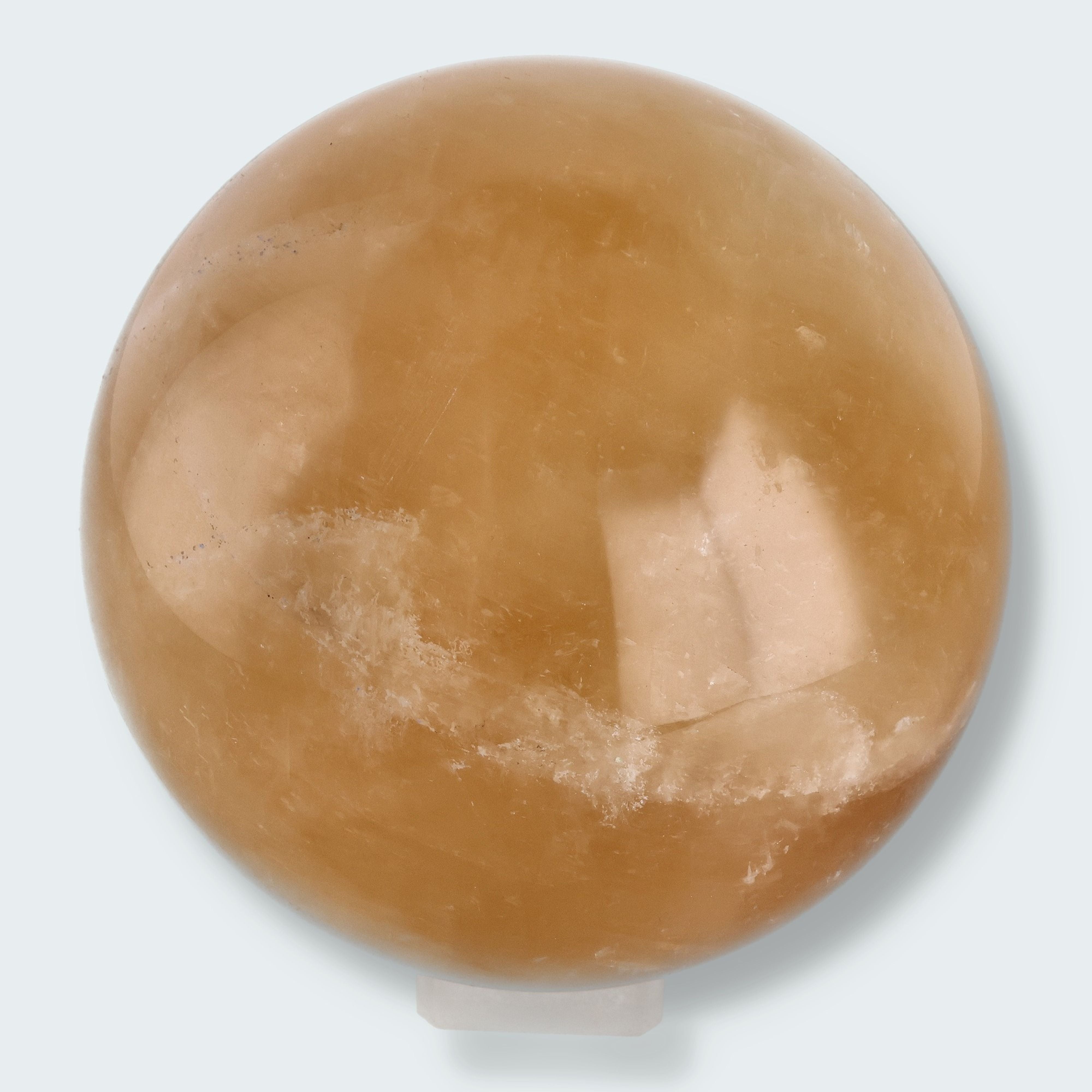 Gelber Calcit Kugel aus Jiangxi, China (2476g) – Ansicht 3