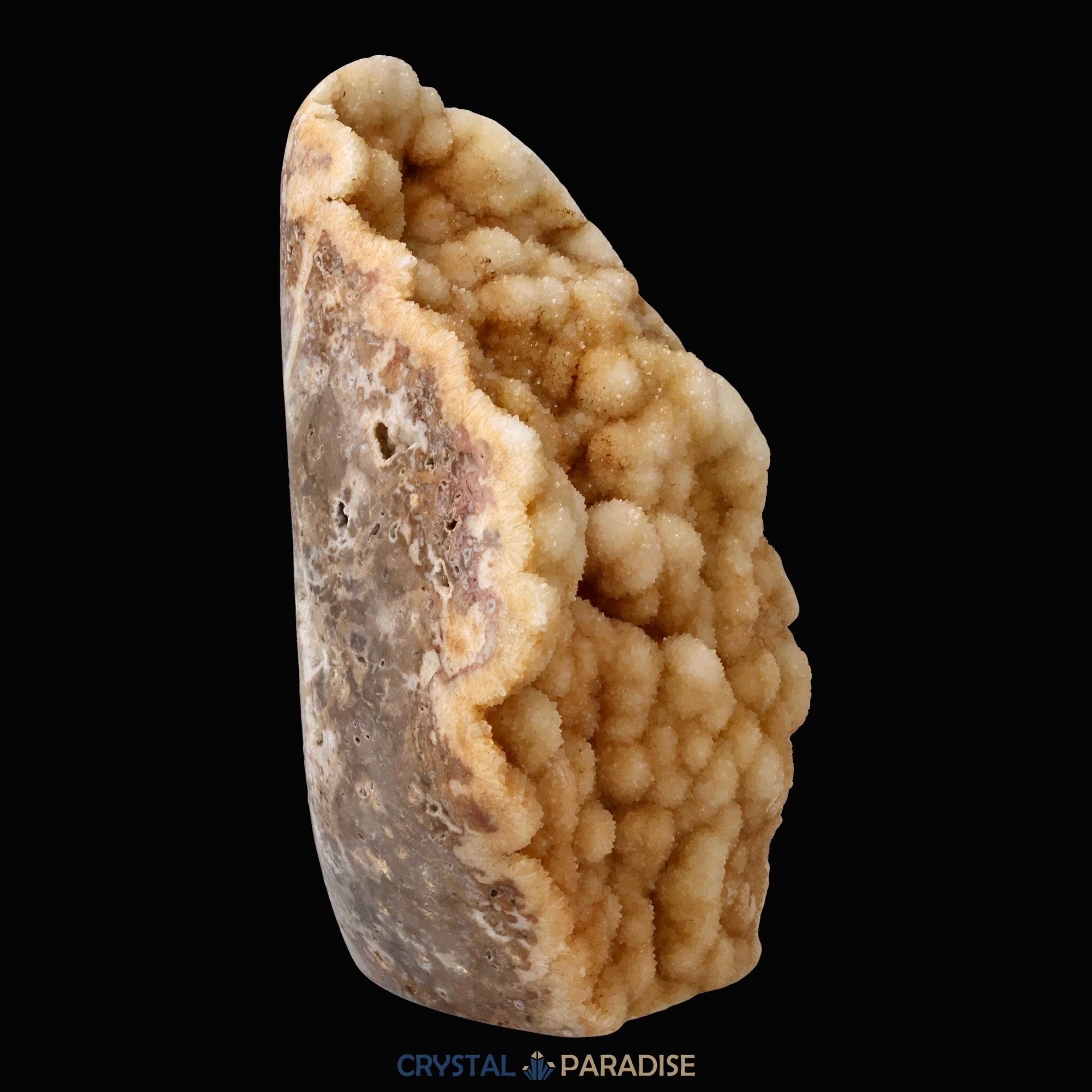 Gold-beigefarbene Calcit Druzy Freeform aus Pakistan (1152g) – Ansicht 14