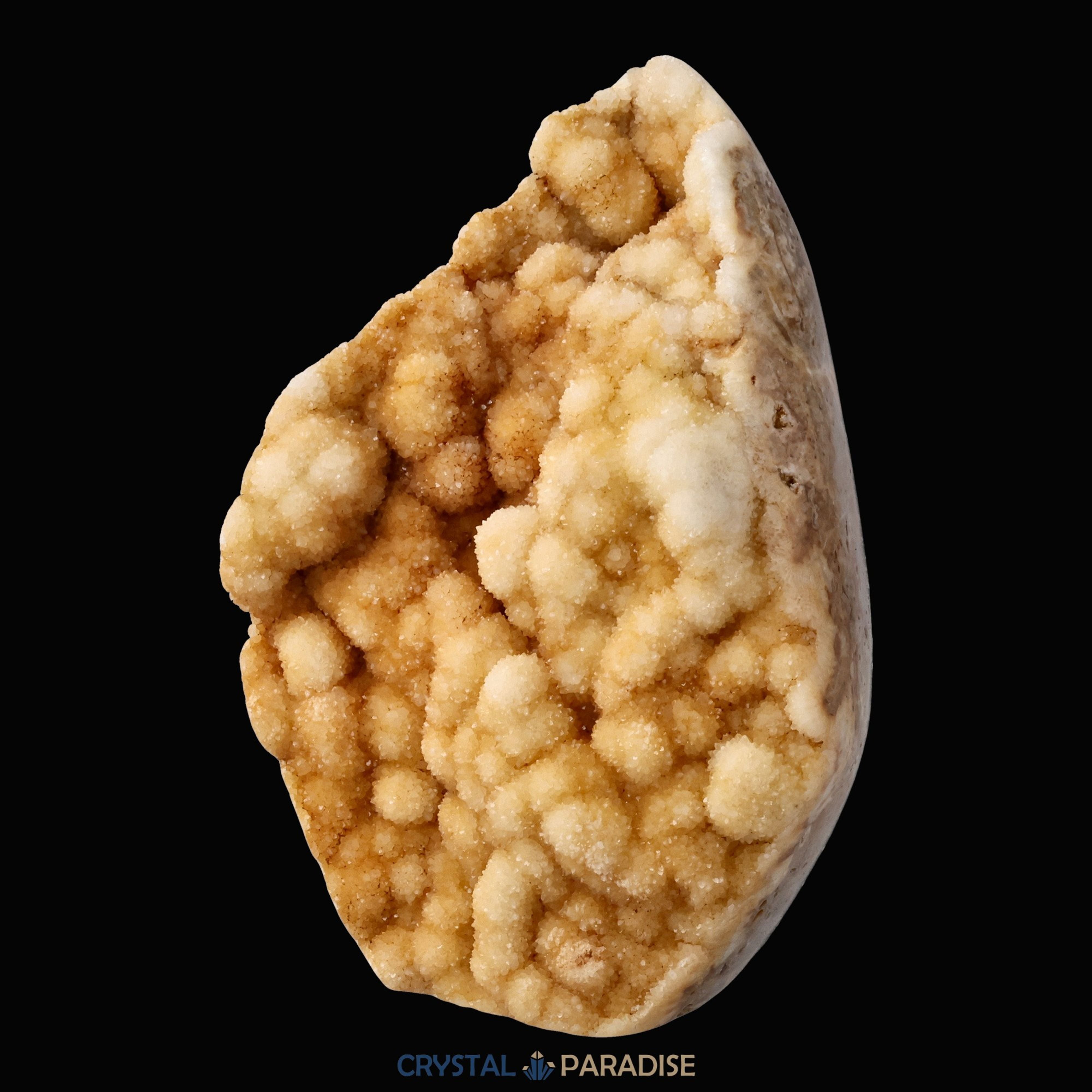 Gold-beigefarbene Calcit Druzy Freeform aus Pakistan (1152g) – Ansicht 5