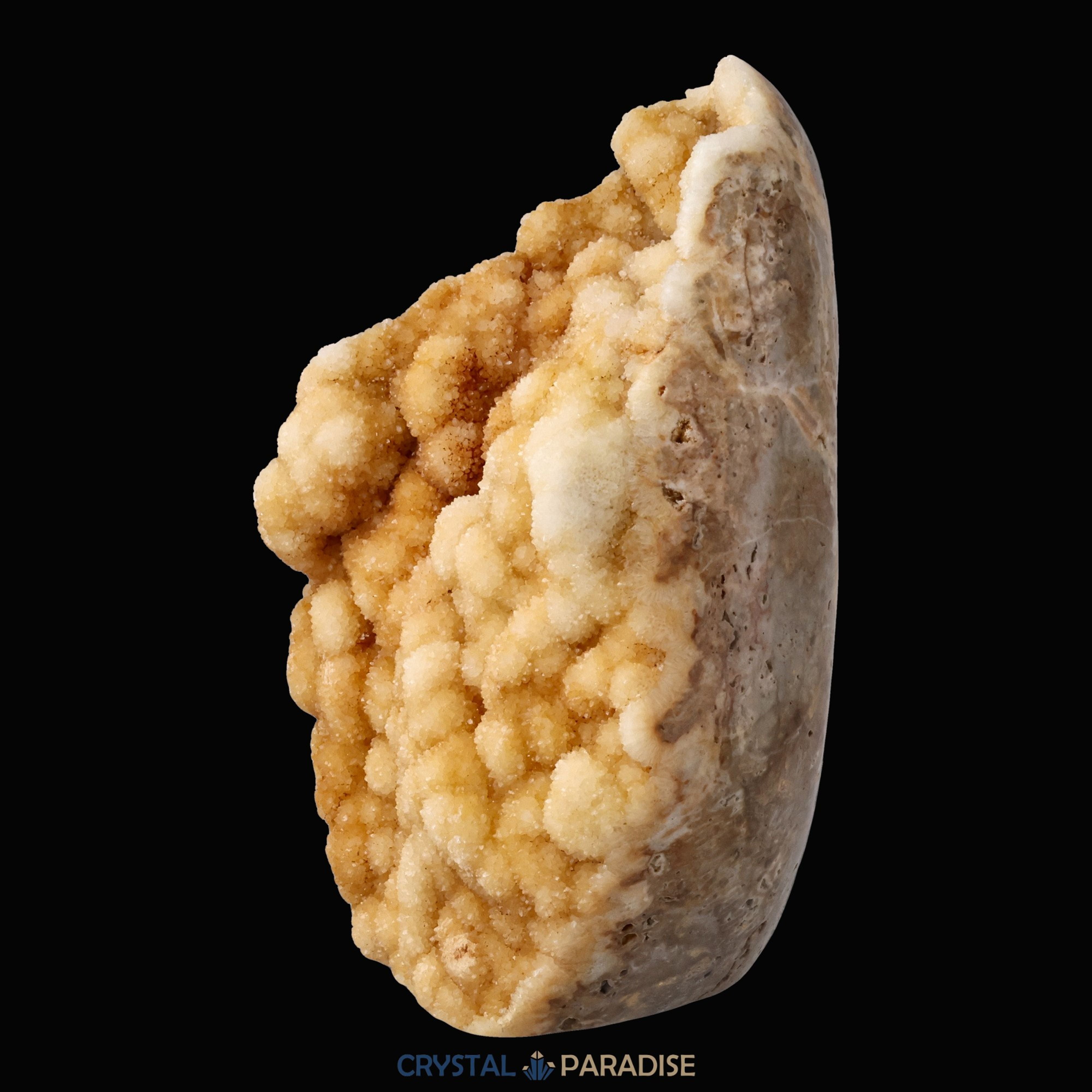 Gold-beigefarbene Calcit Druzy Freeform aus Pakistan (1152g) – Ansicht 6