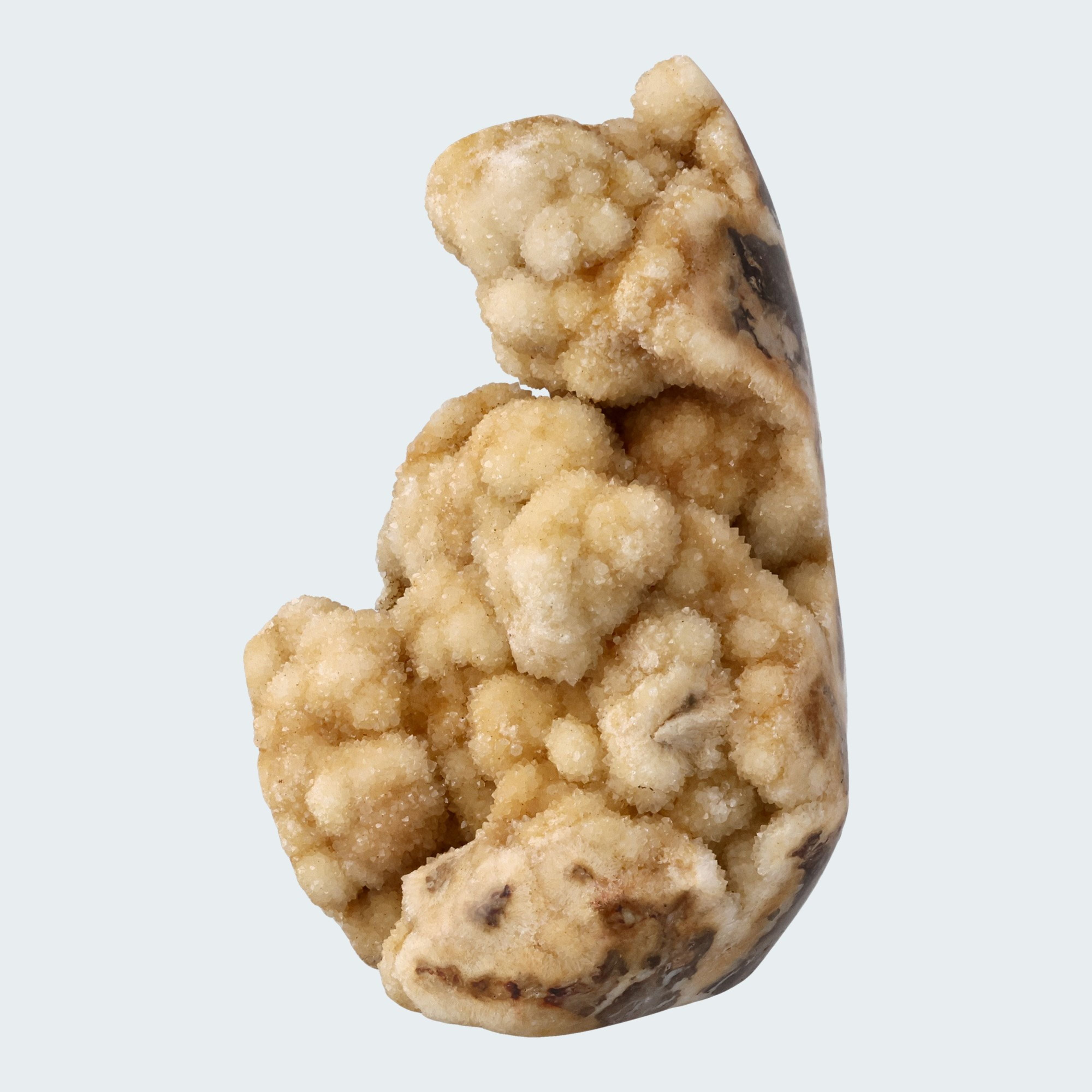 Gold-beigefarbene Calcit Druzy Freeform aus Pakistan (933g) – Ansicht 2